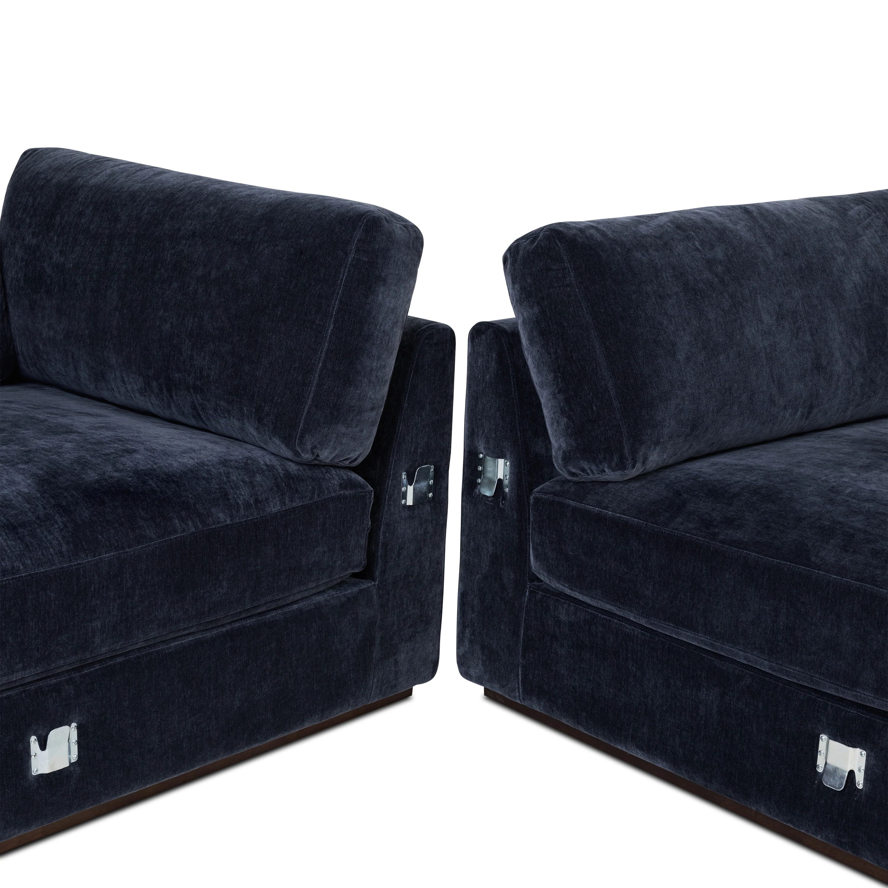 Malaga Left-Facing Sectional Sofa | Mystic Blue - Image 15