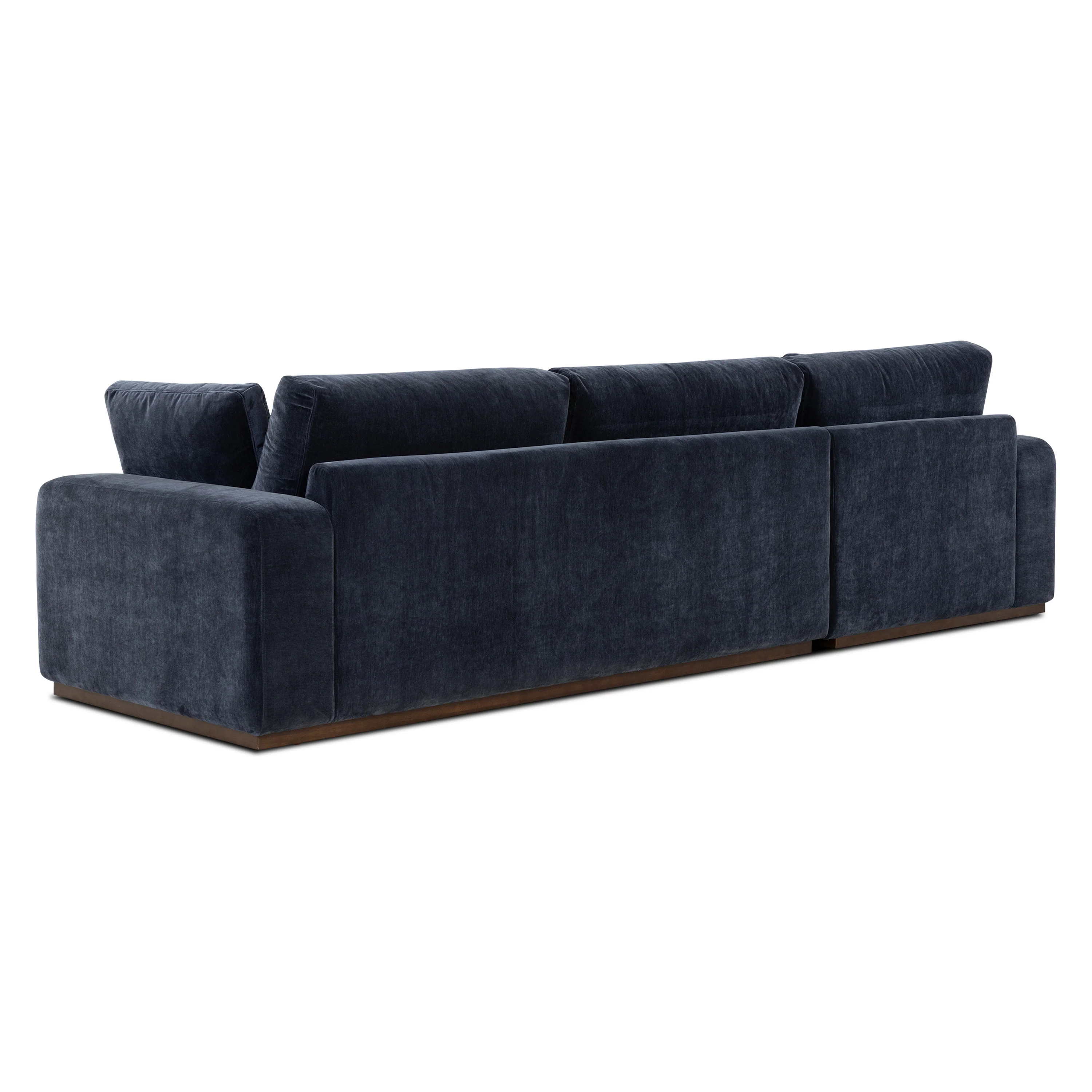 Malaga Left-Facing Sectional Sofa | Mystic Blue - Image 7