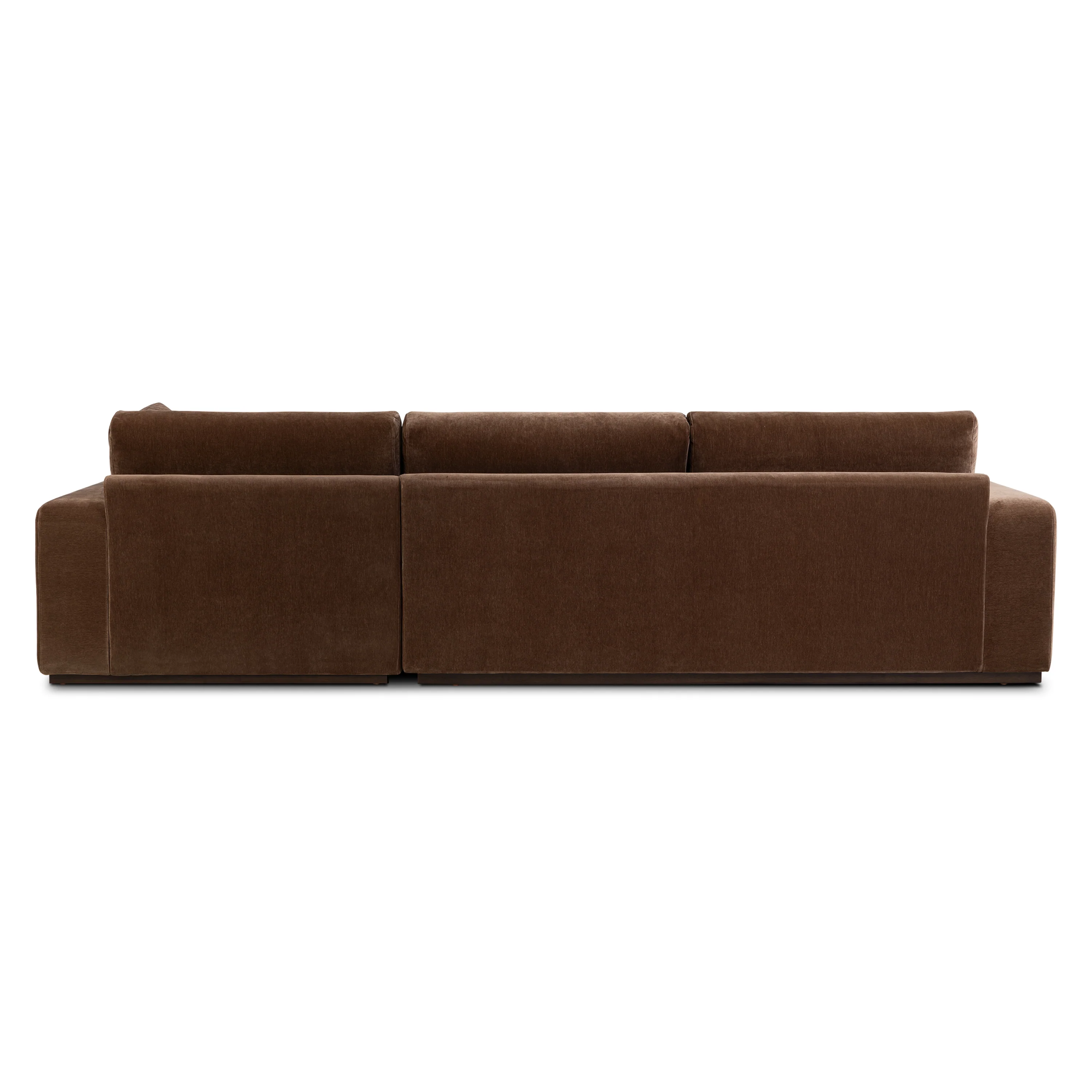 Malaga Right-Facing Sectional Sofa | Bronzer Brown - Image 8