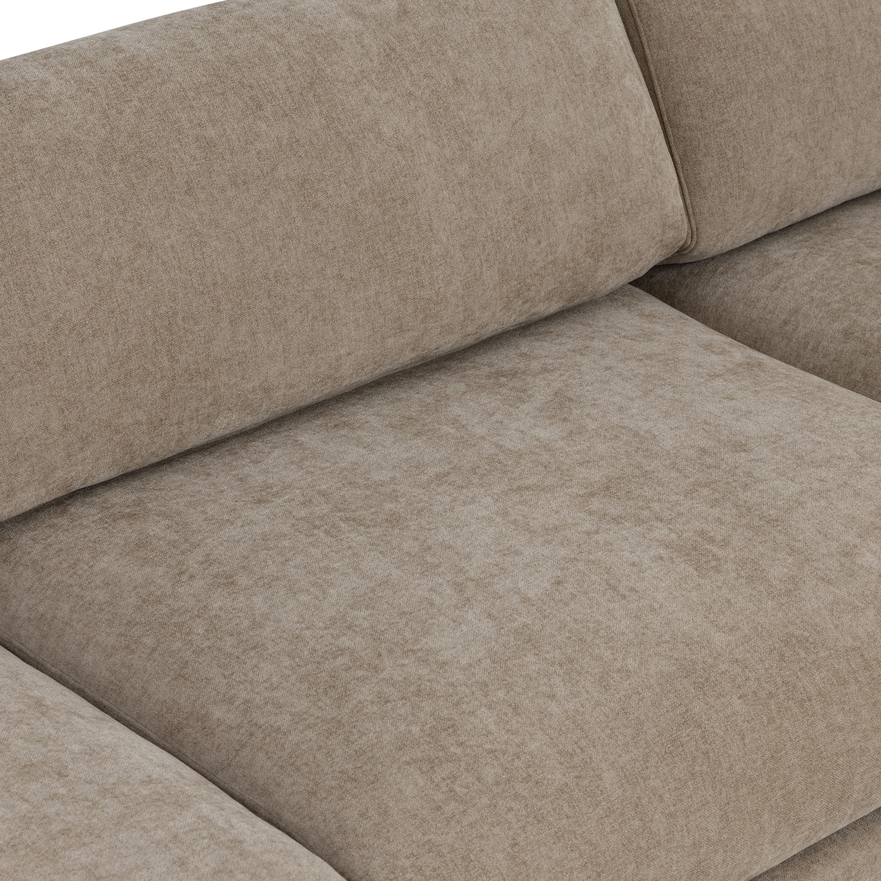 Malaga Right-Facing Sectional Sofa | Drift Brown - Image 11