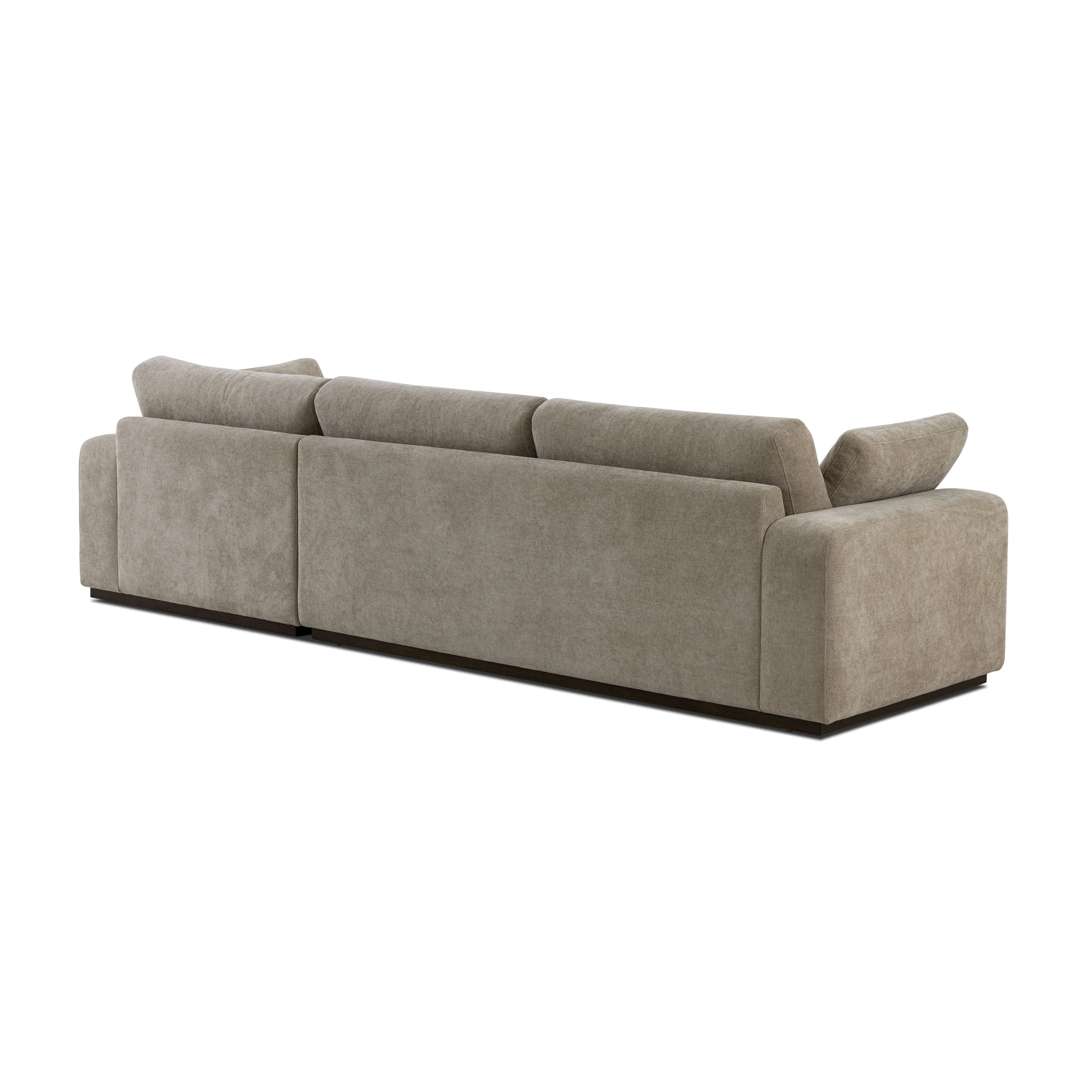 Malaga Right-Facing Sectional Sofa | Drift Brown - Image 6
