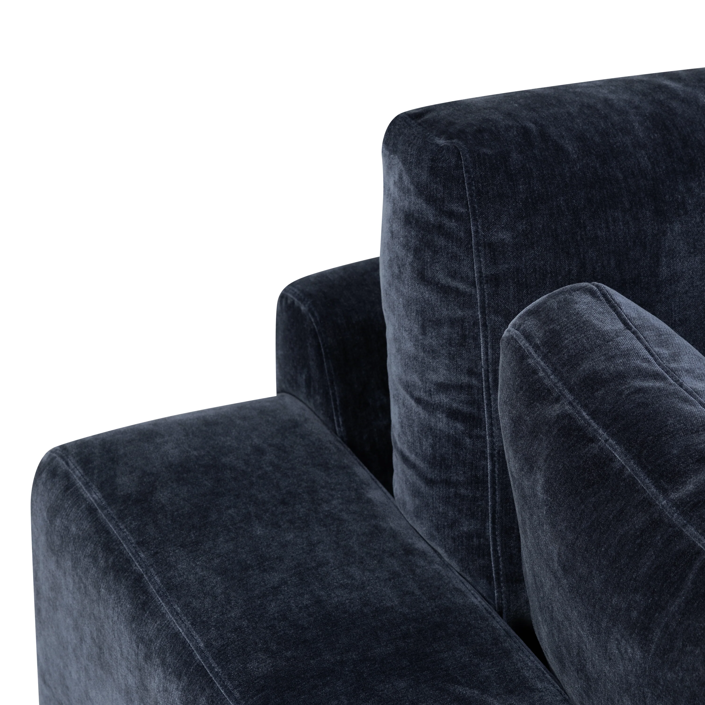 Malaga Right-Facing Sectional Sofa | Mystic Blue - Image 11