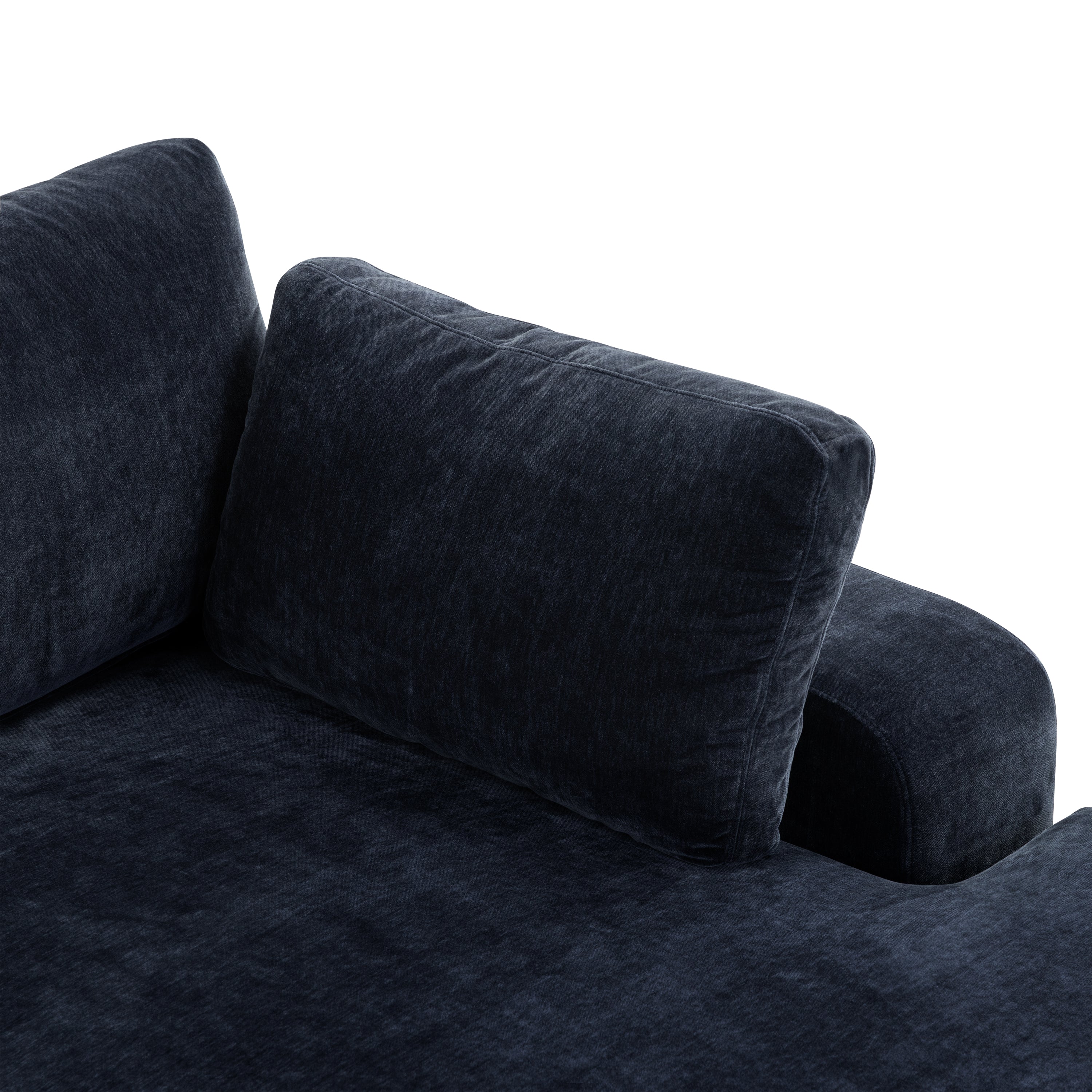 Malaga Right-Facing Sectional Sofa | Mystic Blue - Image 13