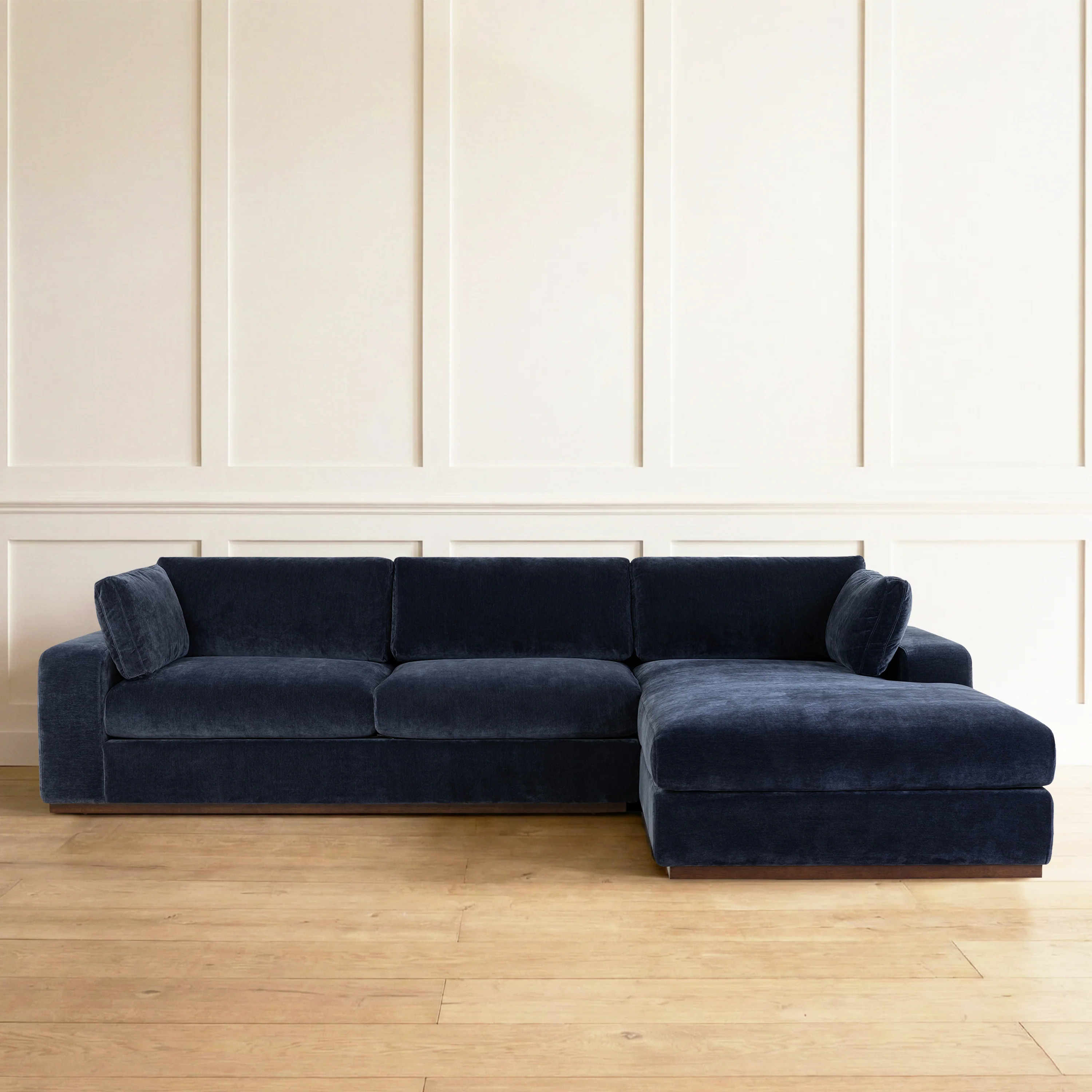 Malaga Right-Facing Sectional Sofa | Mystic Blue - Image 3