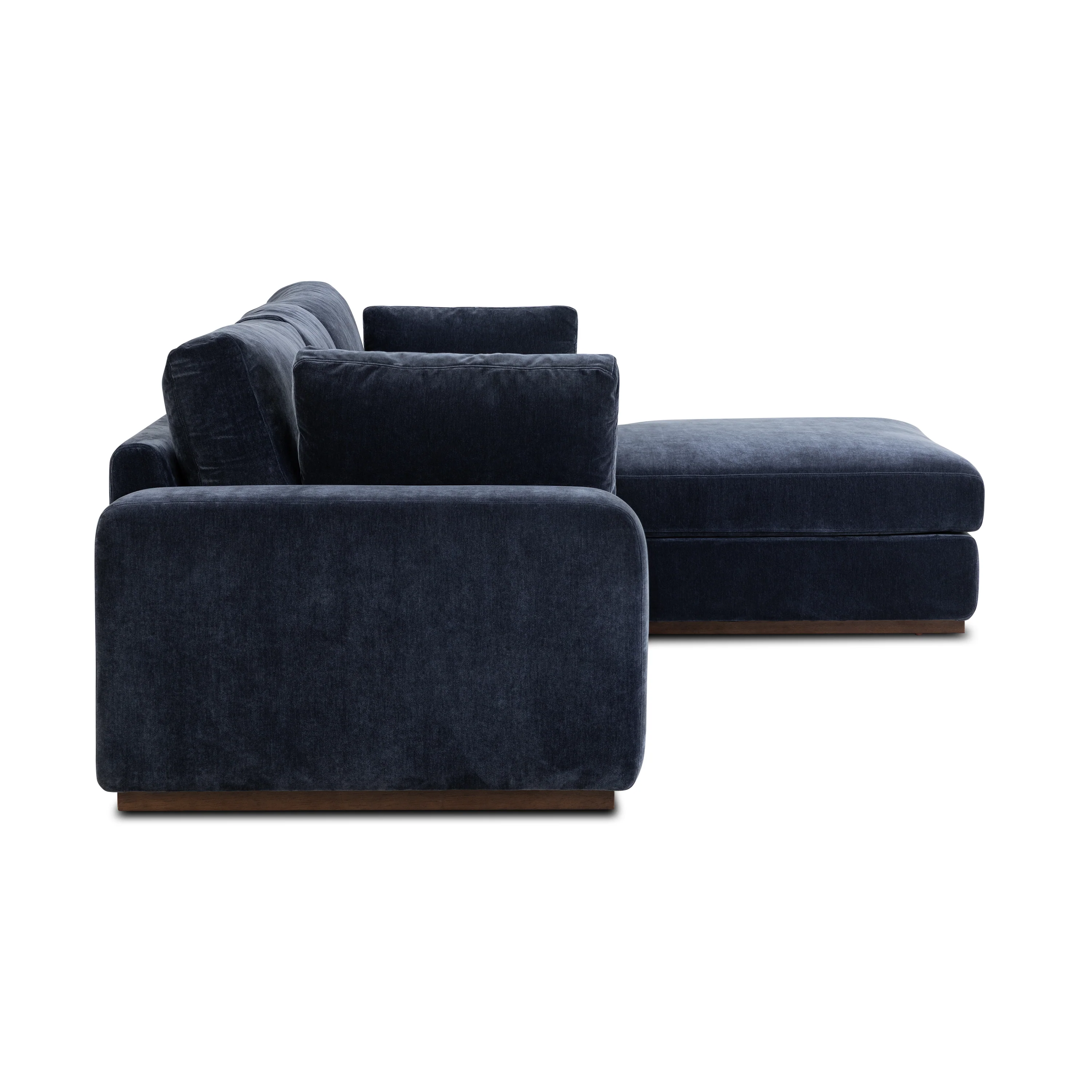 Malaga Right-Facing Sectional Sofa | Mystic Blue - Image 6