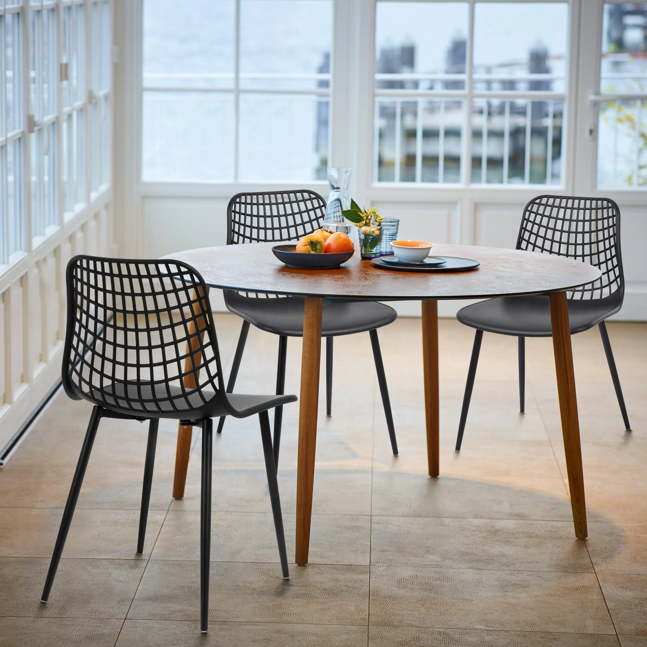 Marais Dining Chair | Black | Set of 4 - Image 3