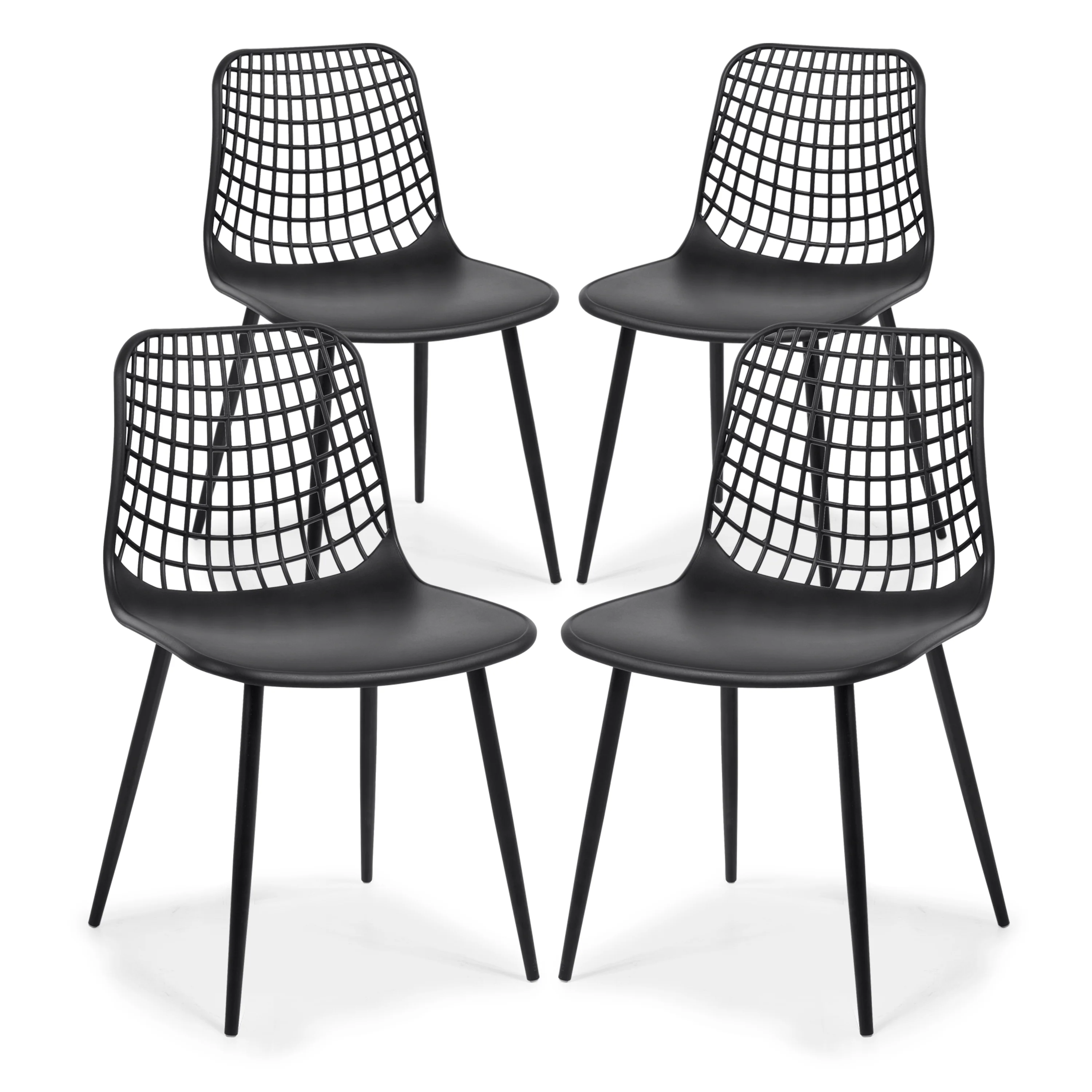 Marais Dining Chair | Black | Set of 4 - Image 5