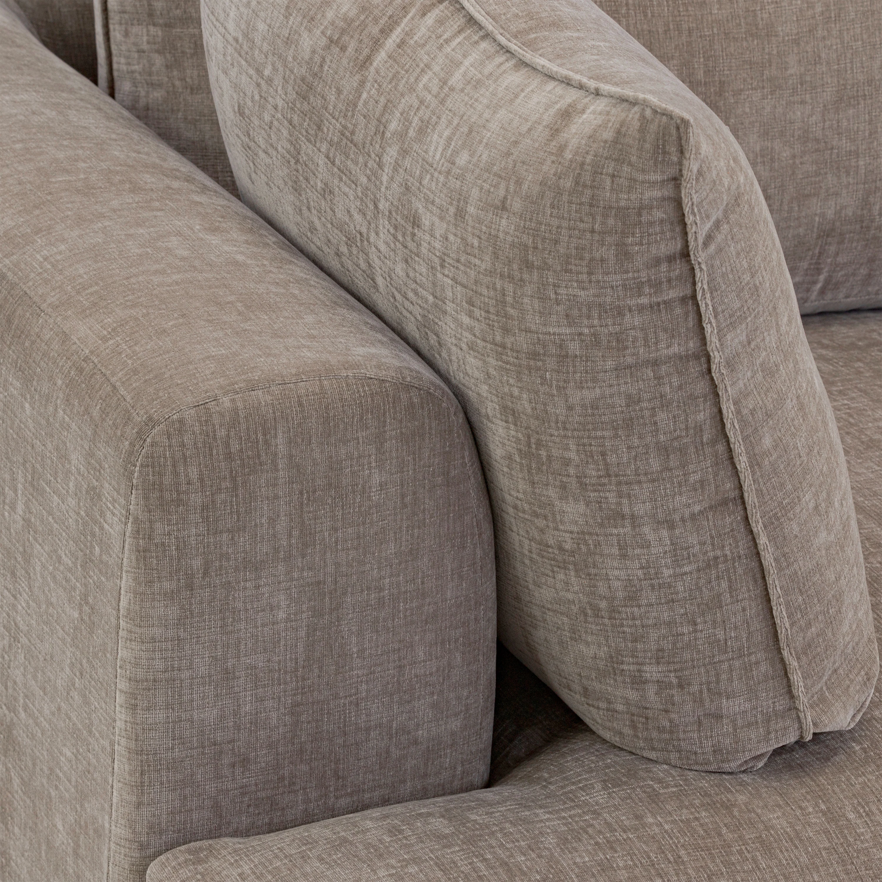 Marcel 99" Sofa | Taupe Brown - Image 14