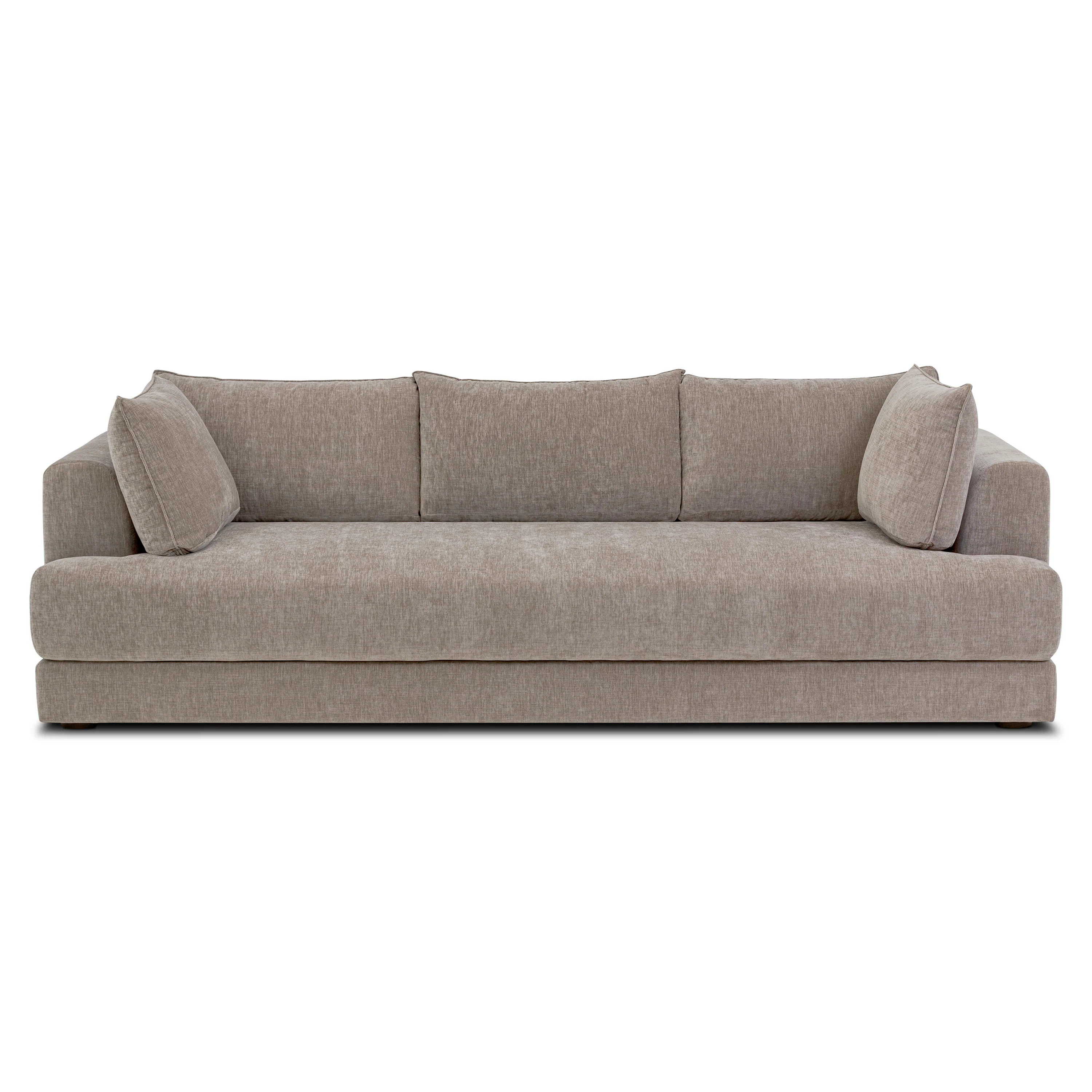 Marcel 99" Sofa | Taupe Brown - Image 4