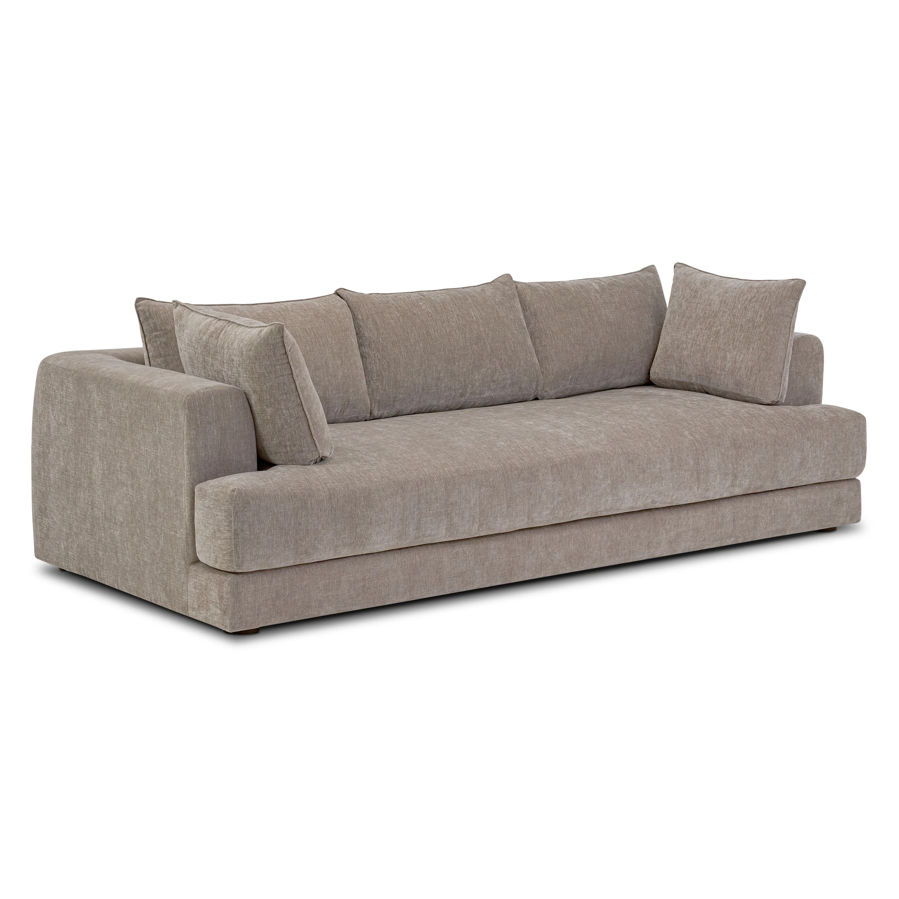 Marcel 99" Sofa | Taupe Brown - Image 5