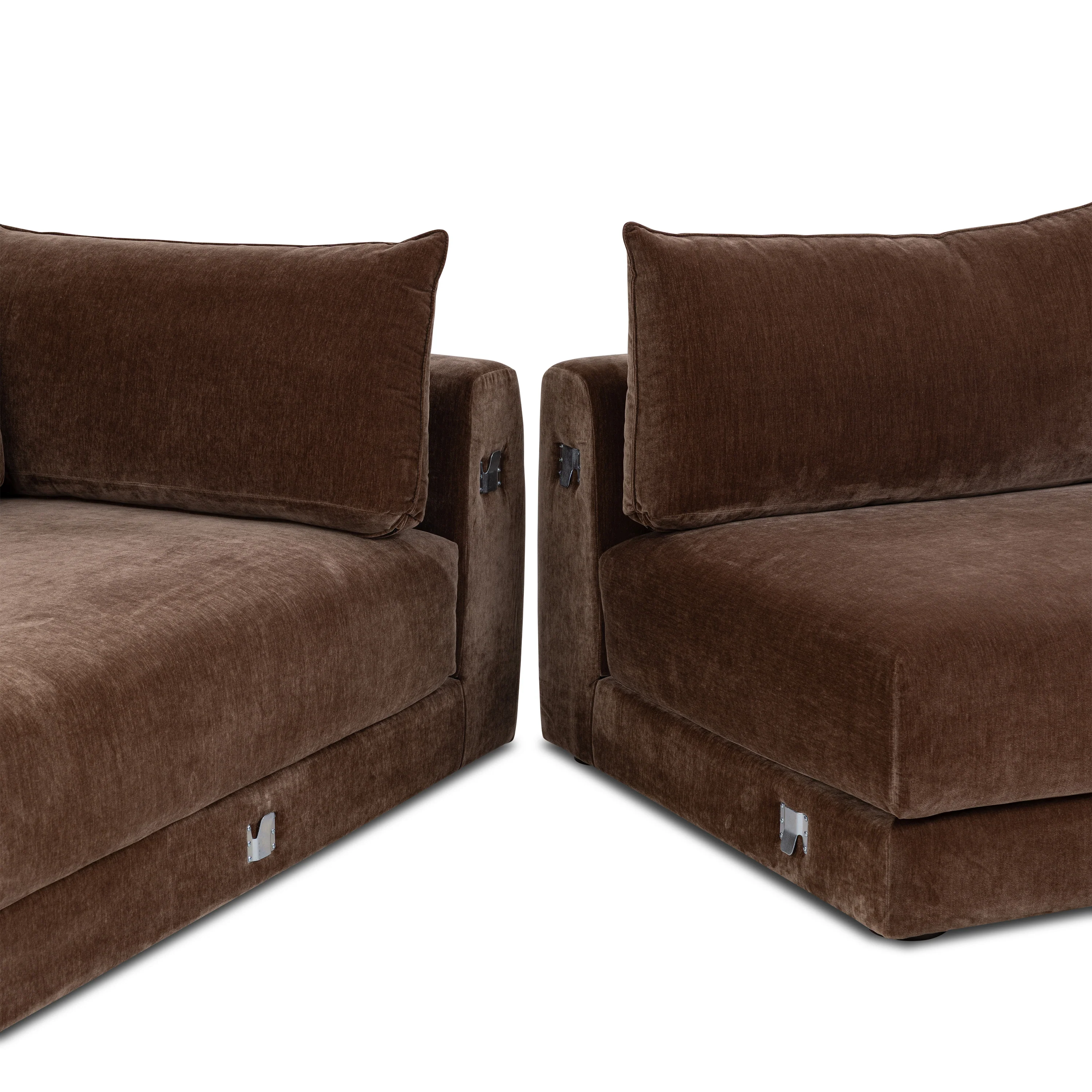 Marcel Left-Facing Corner Sectional | Bronzer Brown - Image 15