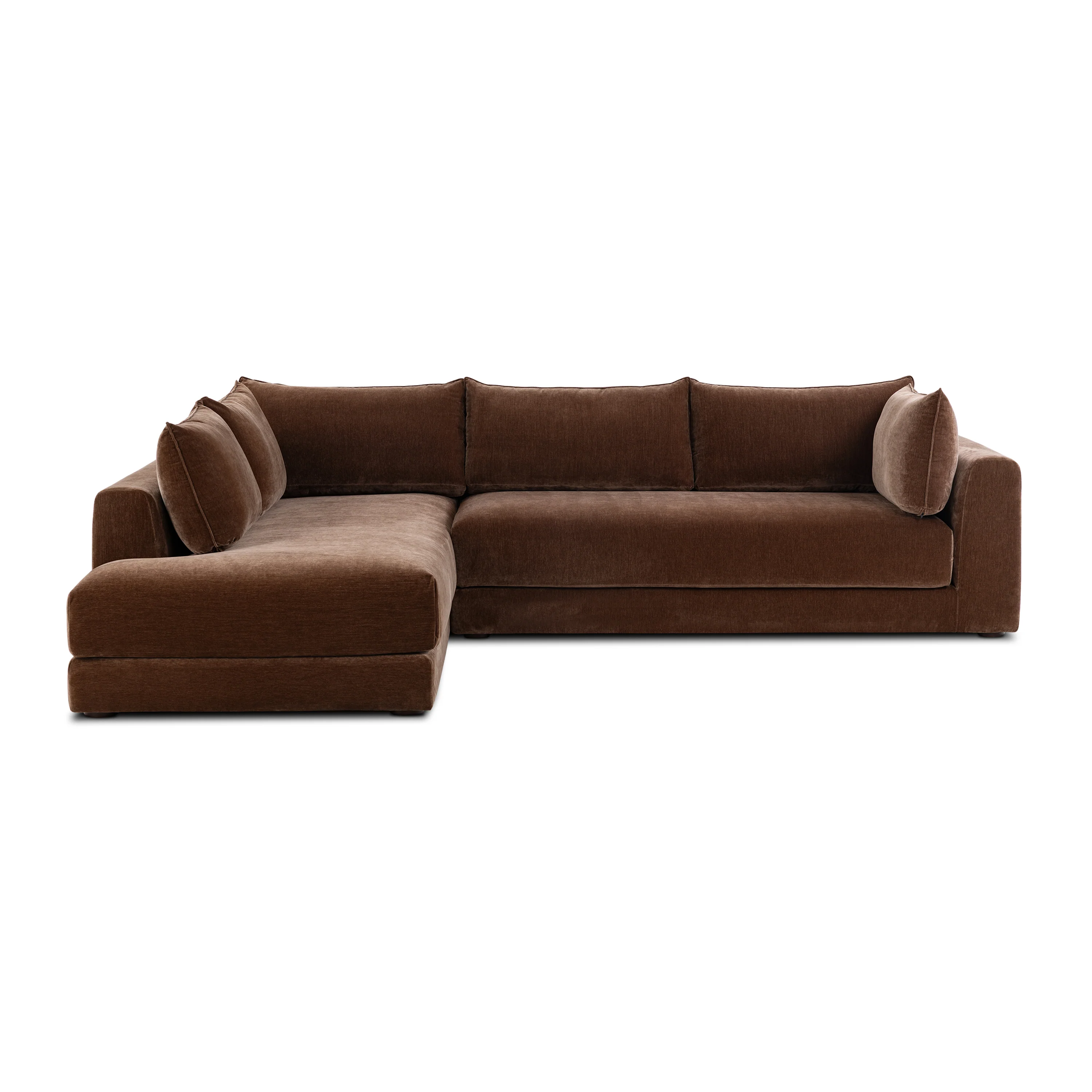 Marcel Left-Facing Corner Sectional | Bronzer Brown - Image 3