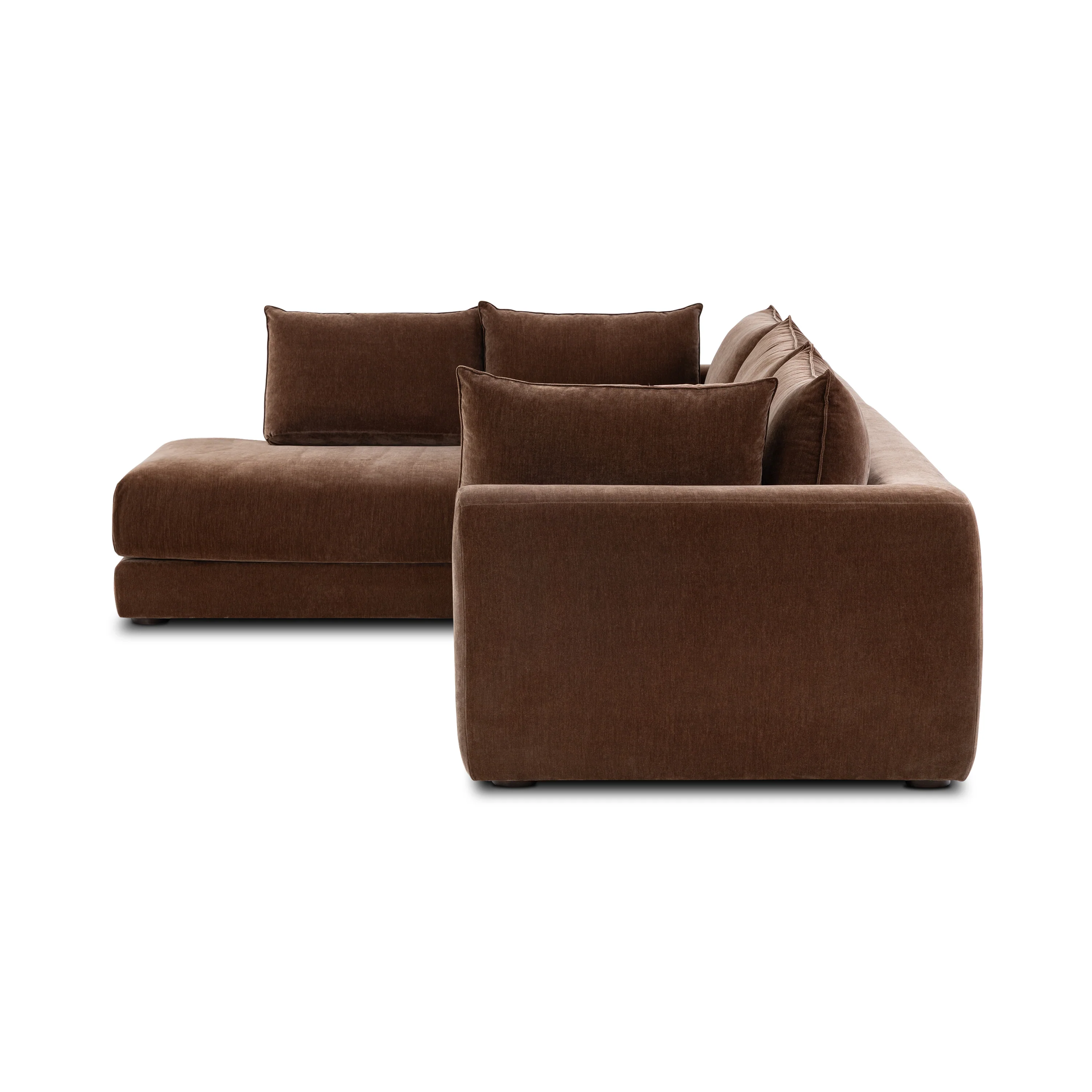 Marcel Left-Facing Corner Sectional | Bronzer Brown - Image 5
