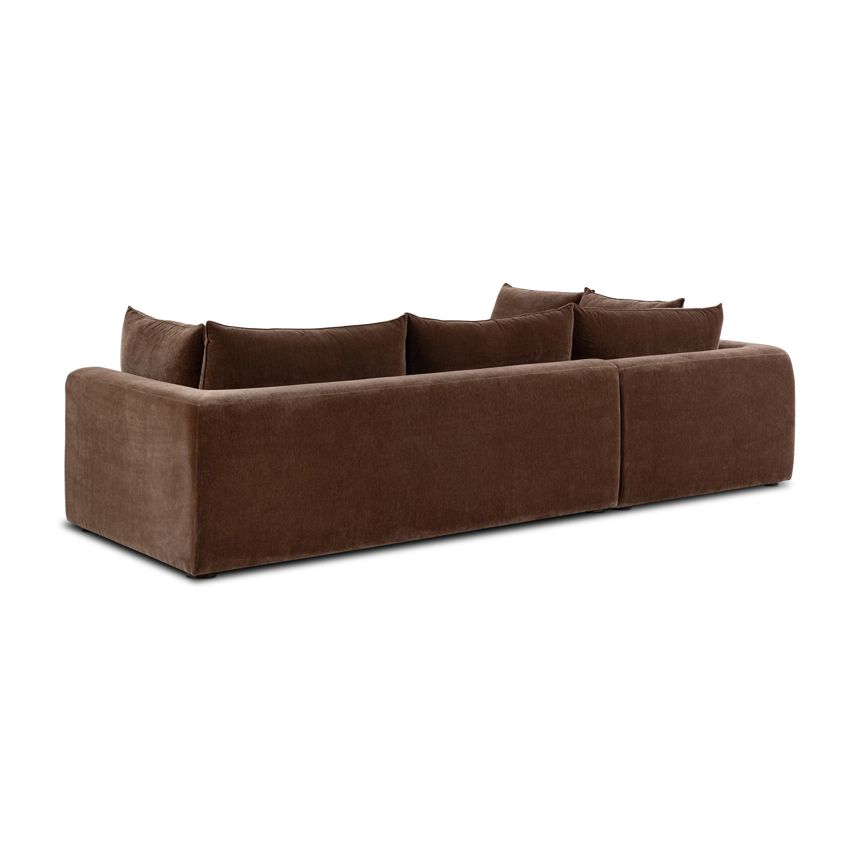 Marcel Left-Facing Corner Sectional | Bronzer Brown - Image 6