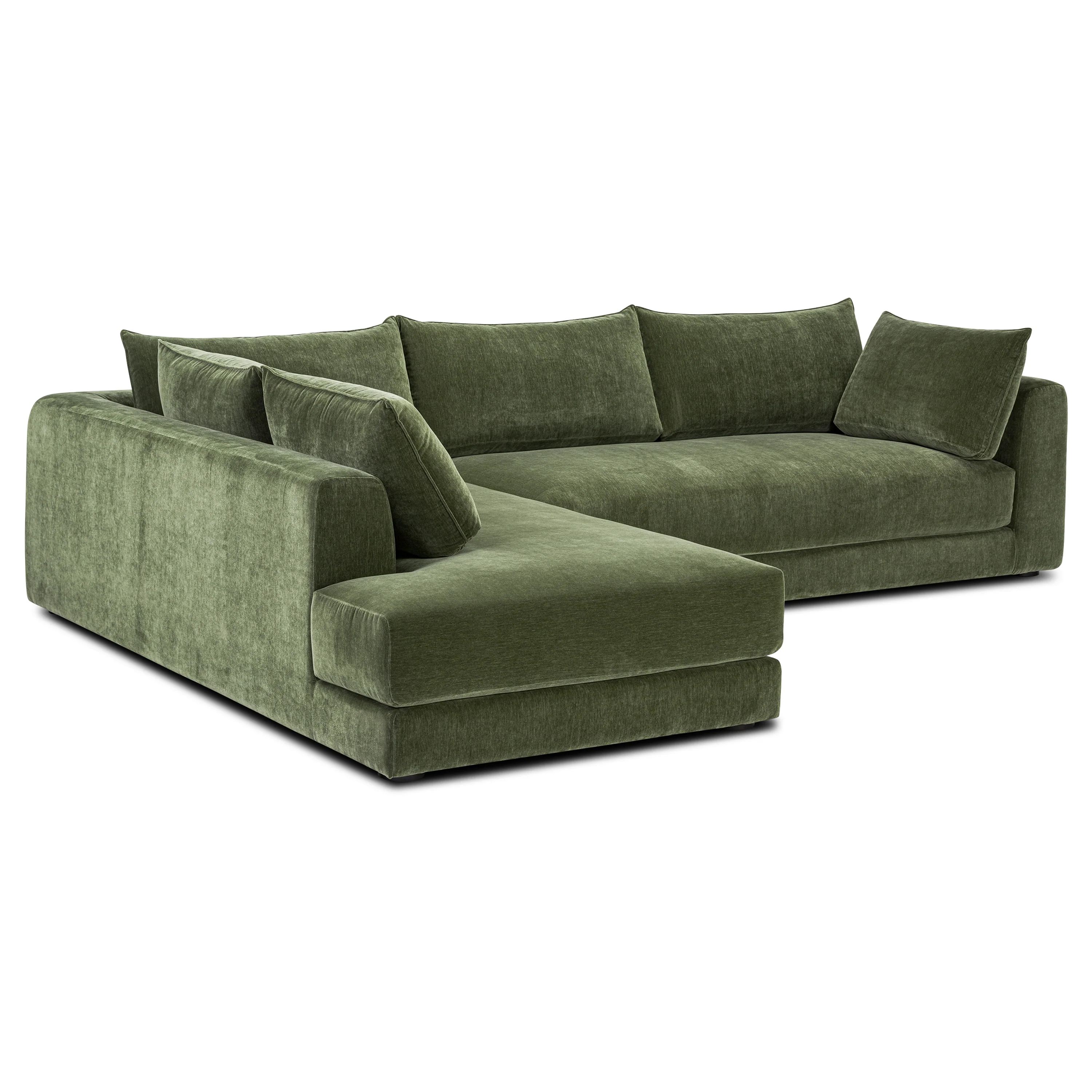 Marcel Left-Facing Corner Sectional | Sagano Green - Image 5