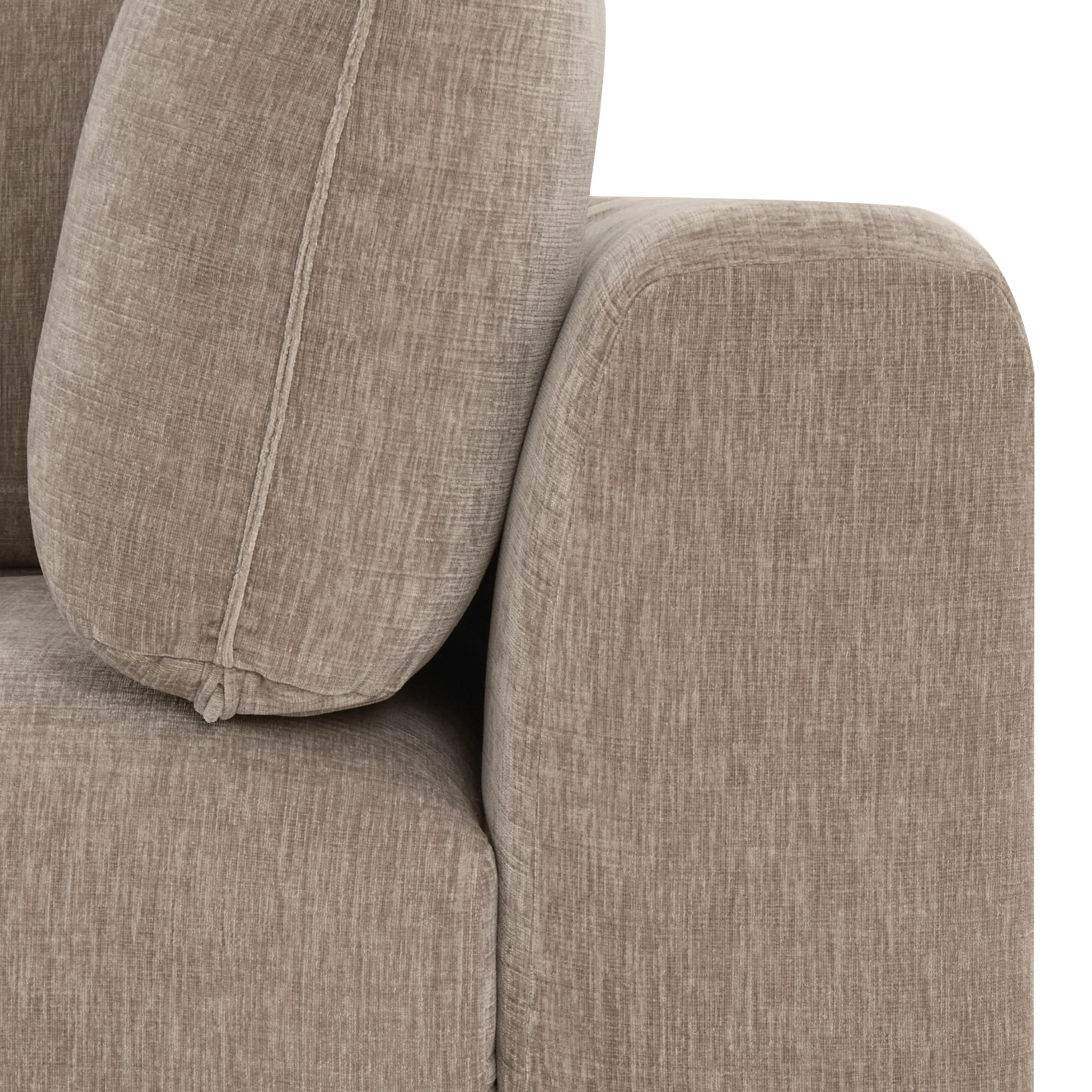 Marcel Left-Facing Corner Sectional | Taupe Brown - Image 12
