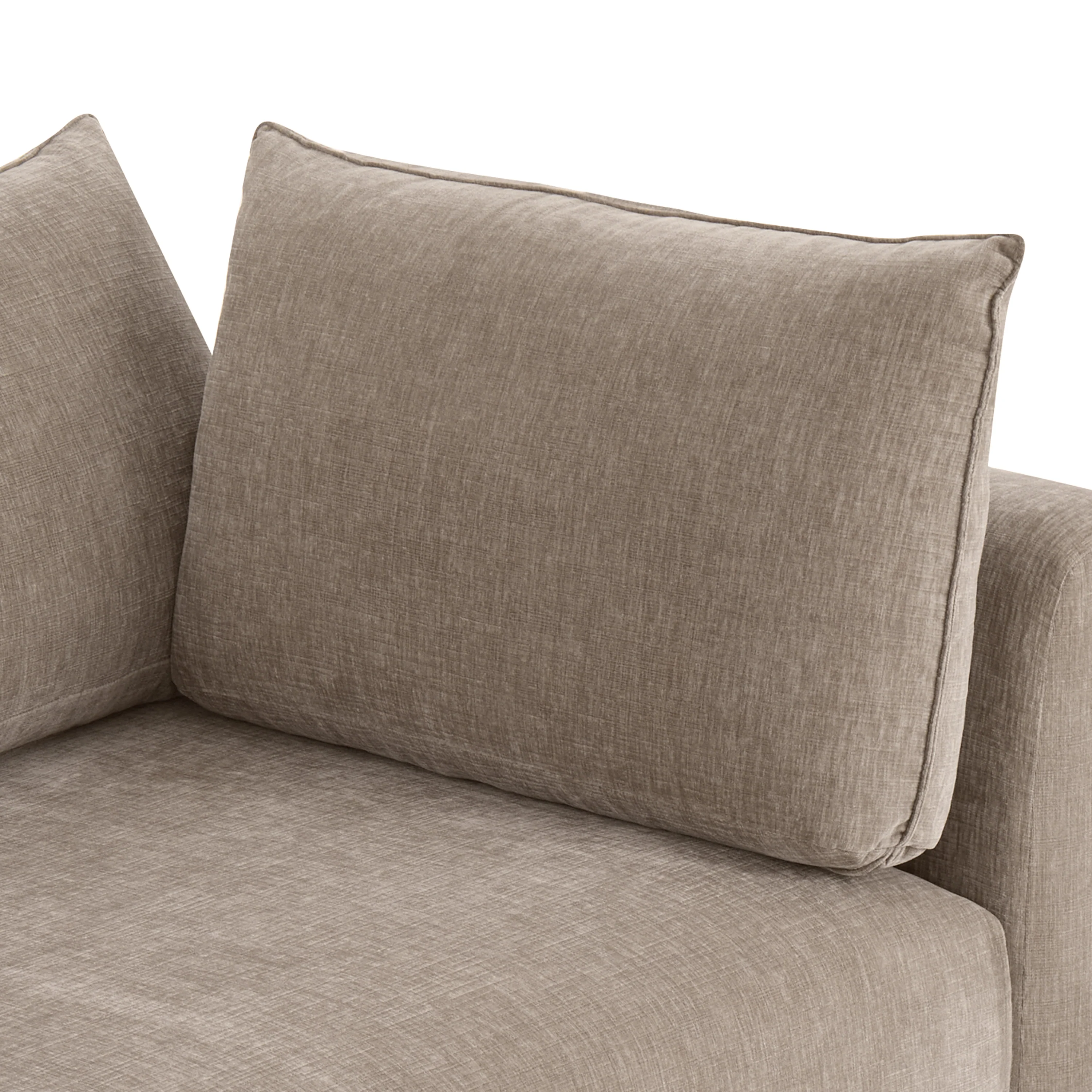 Marcel Left-Facing Corner Sectional | Taupe Brown - Image 13