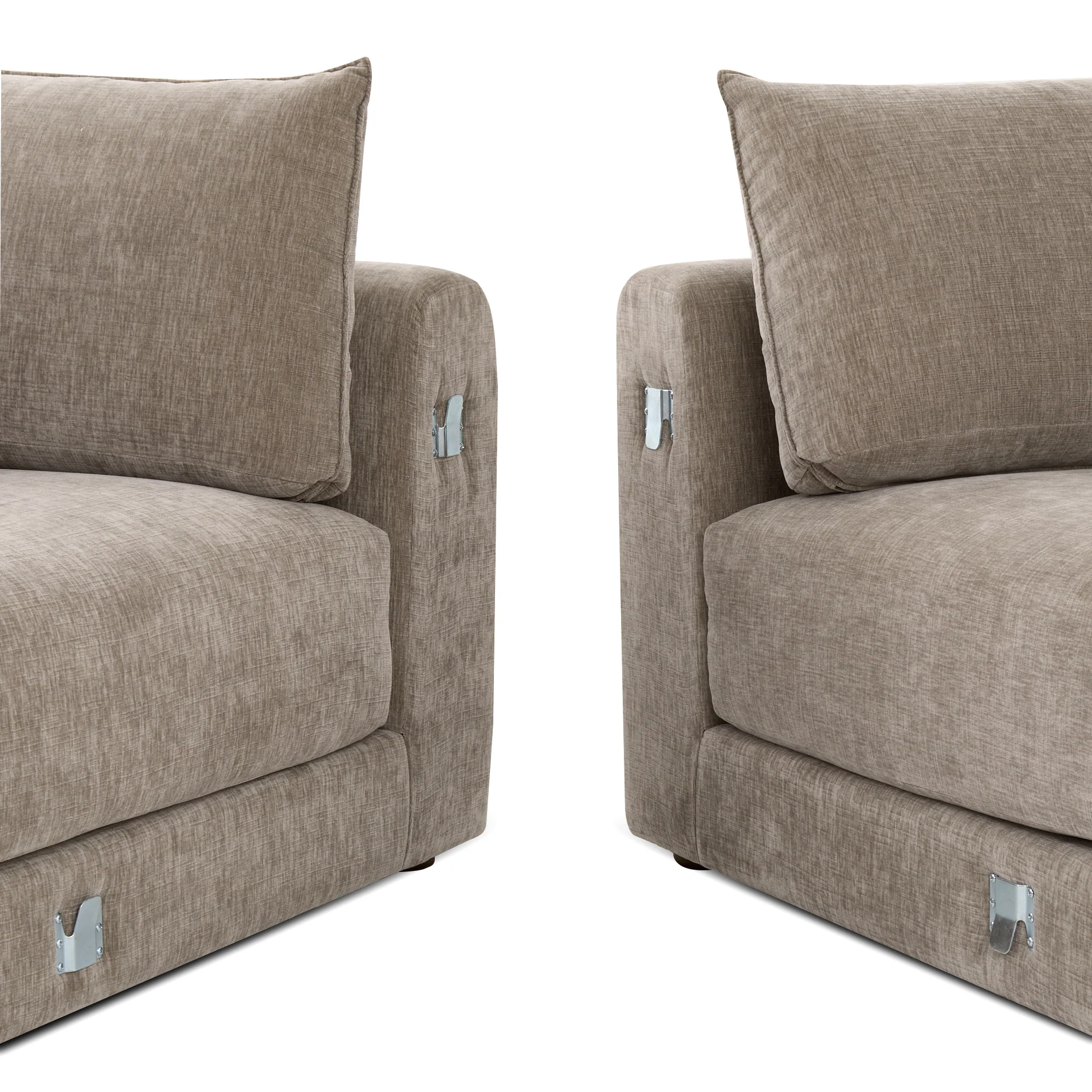 Marcel Left-Facing Corner Sectional | Taupe Brown - Image 18