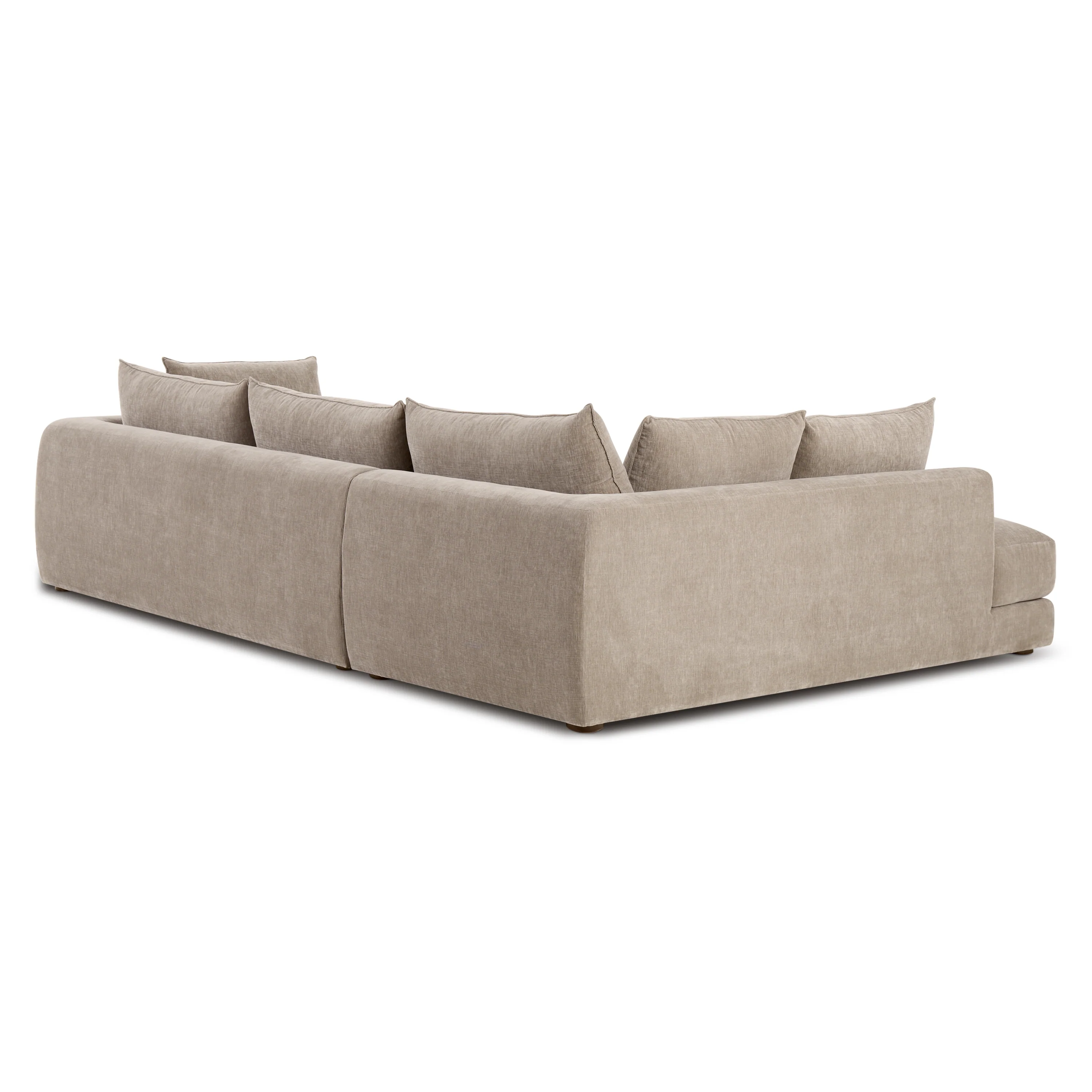Marcel Left-Facing Corner Sectional | Taupe Brown - Image 8