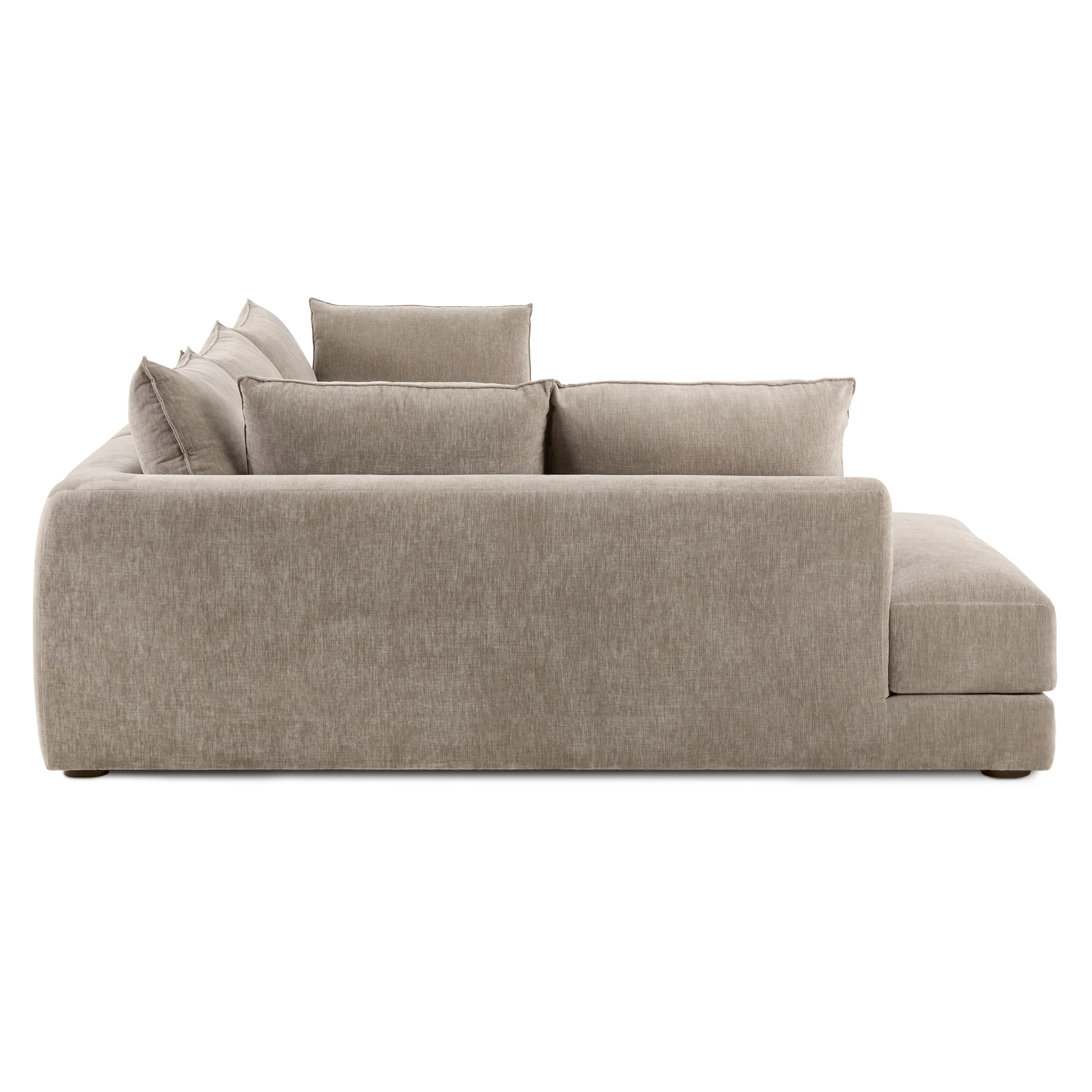 Marcel Left-Facing Corner Sectional | Taupe Brown - Image 9