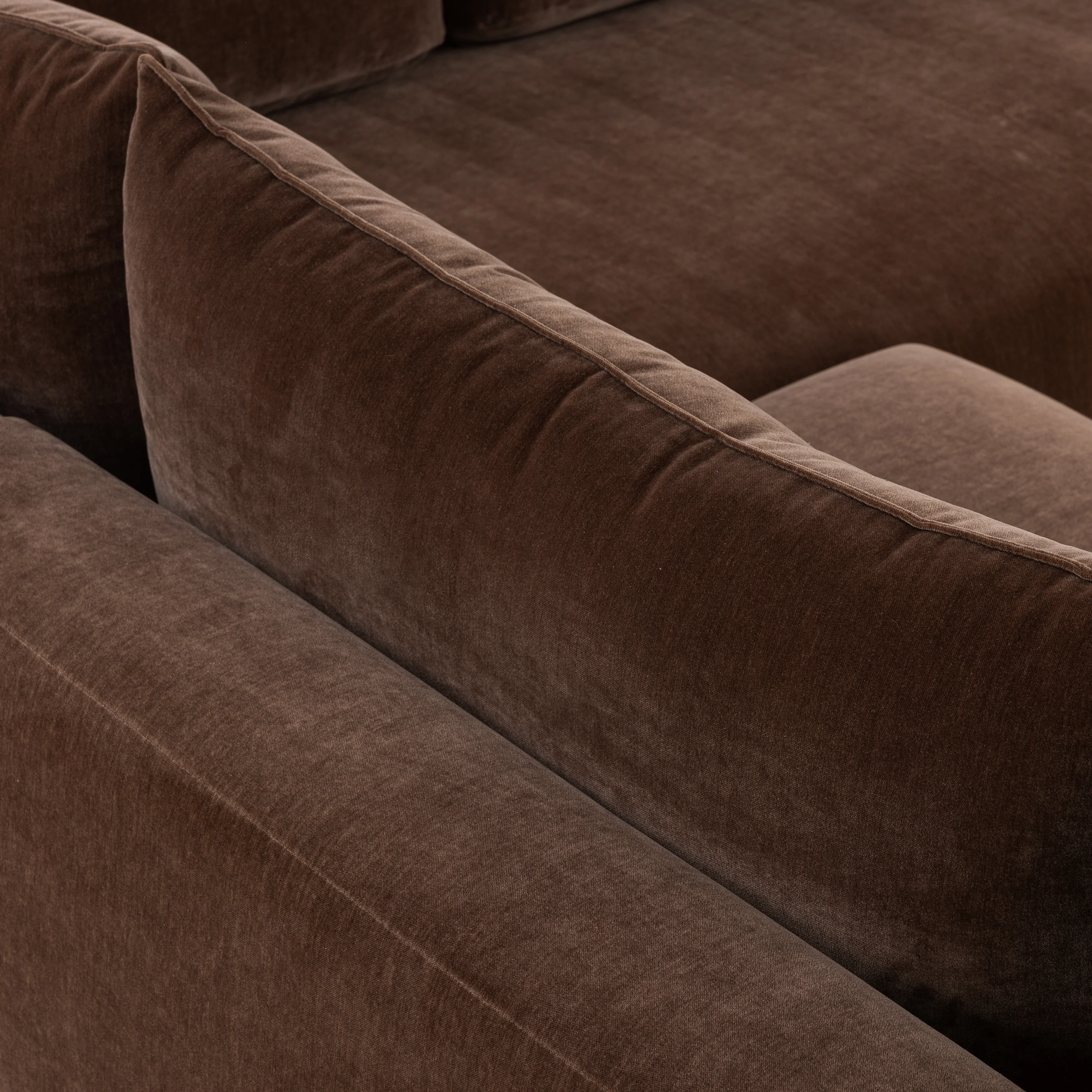 Marcel Right-Facing Corner Sectional | Bronzer Brown - Image 13