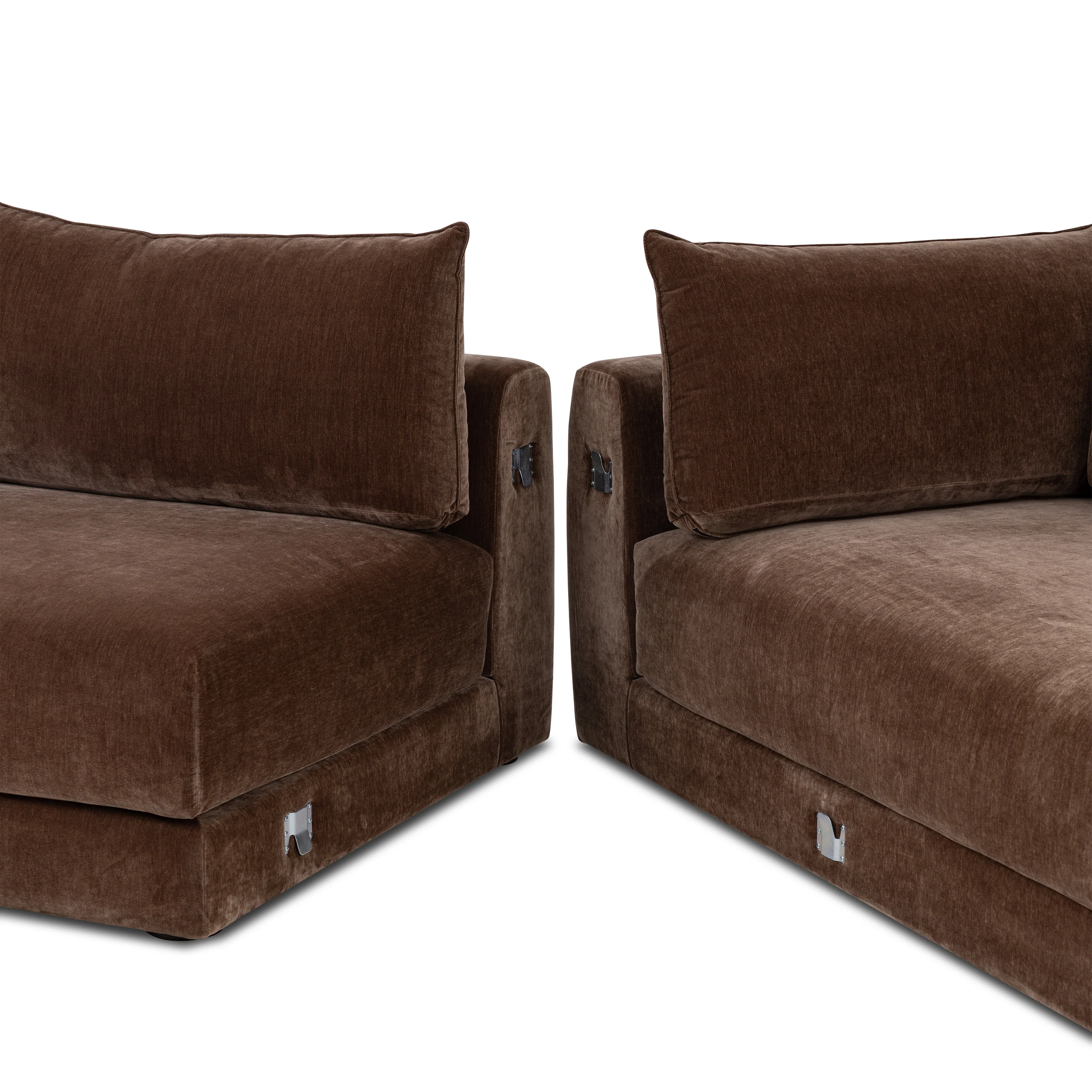 Marcel Right-Facing Corner Sectional | Bronzer Brown - Image 15