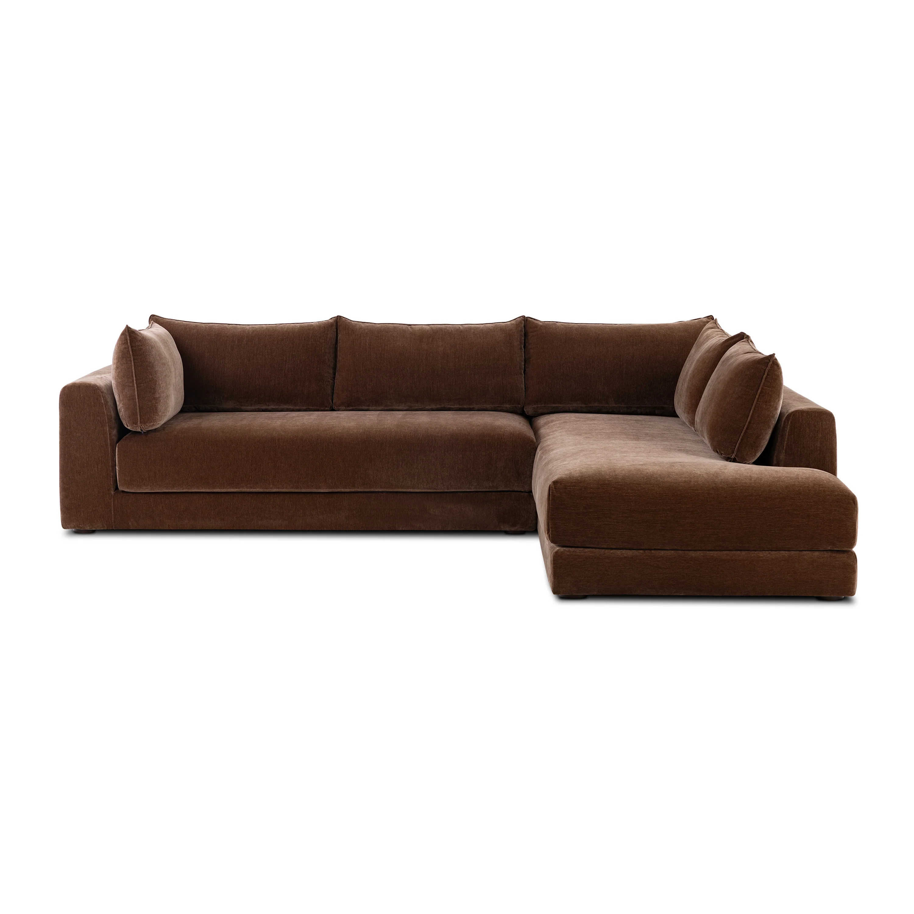 Marcel Right-Facing Corner Sectional | Bronzer Brown - Image 3