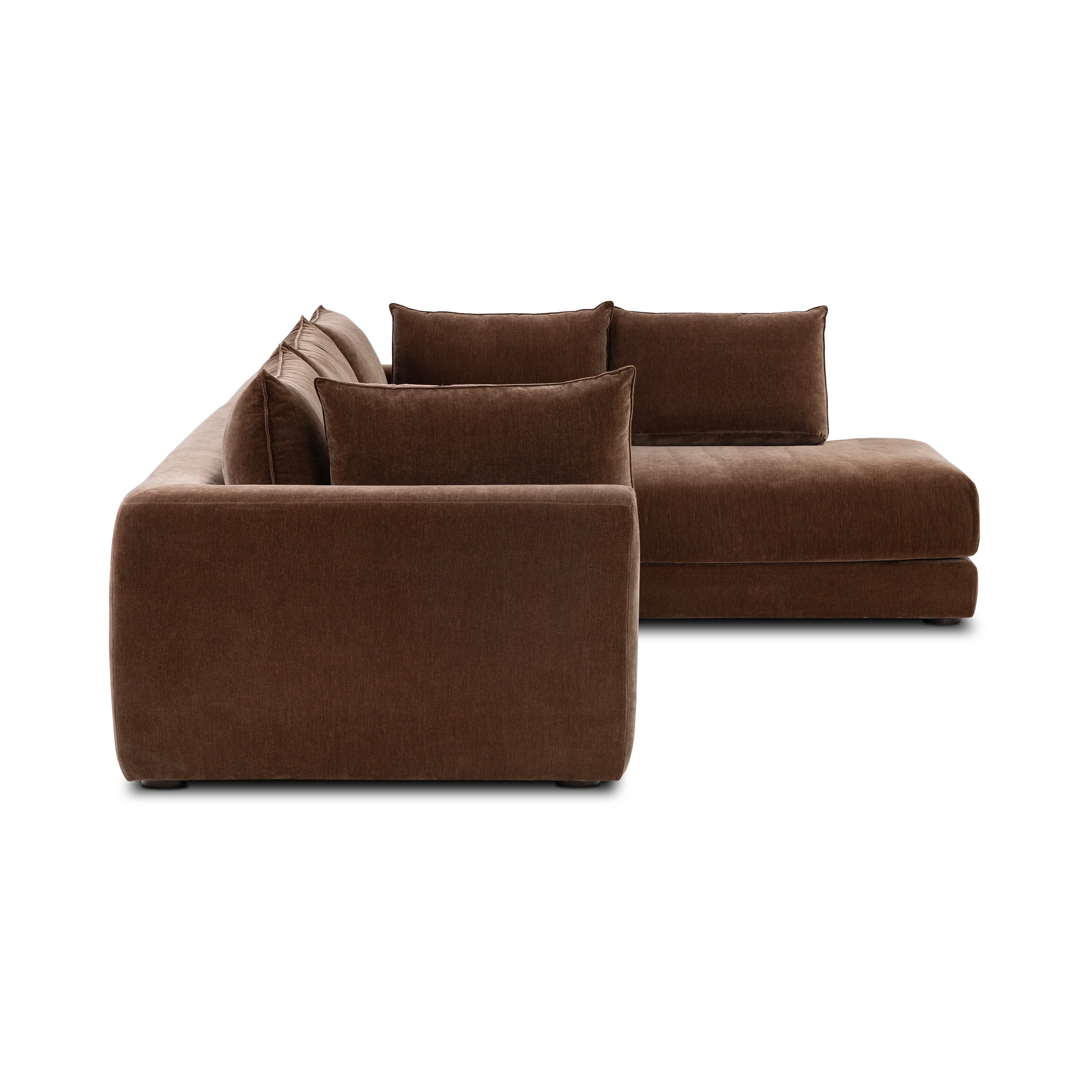 Marcel Right-Facing Corner Sectional | Bronzer Brown - Image 5