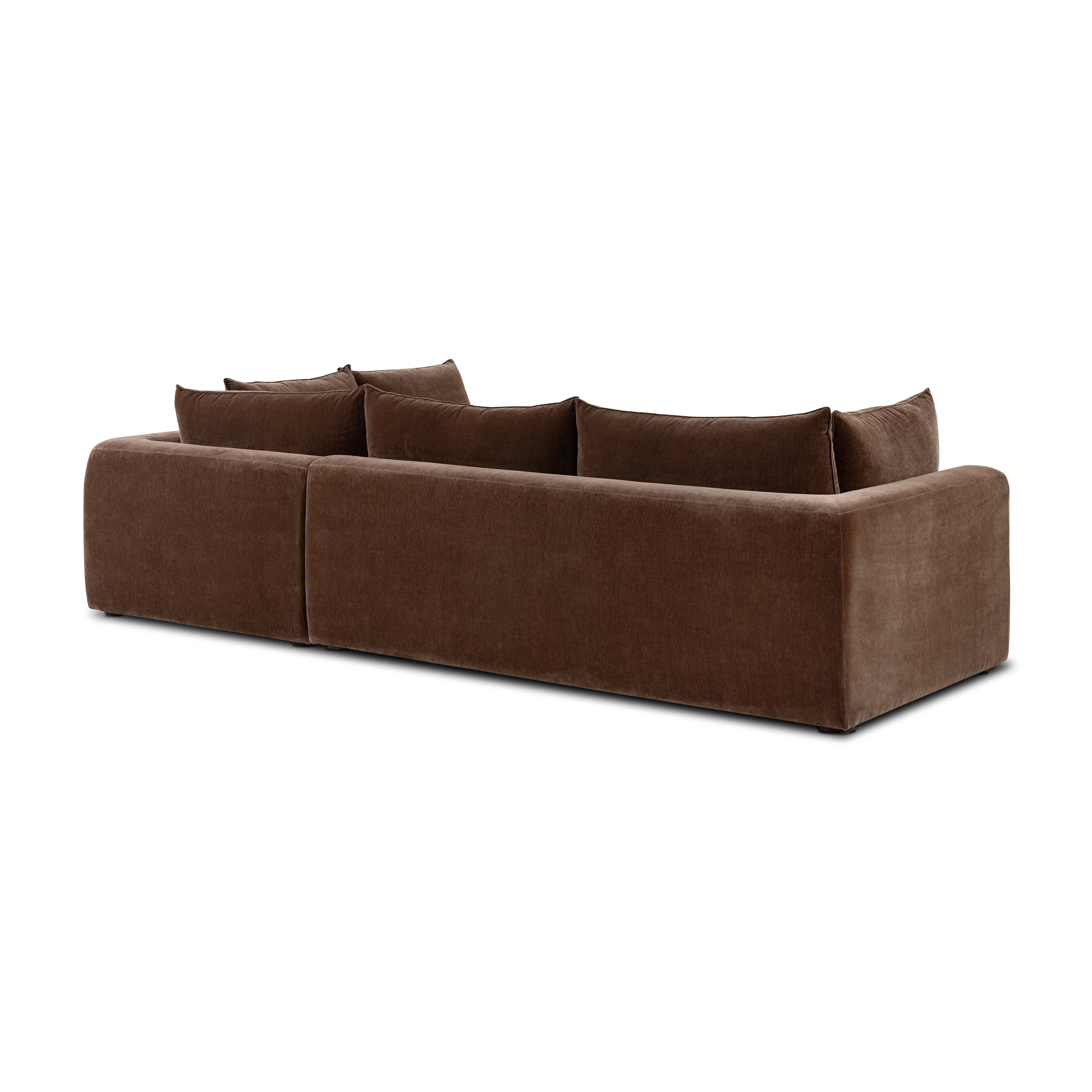 Marcel Right-Facing Corner Sectional | Bronzer Brown - Image 6