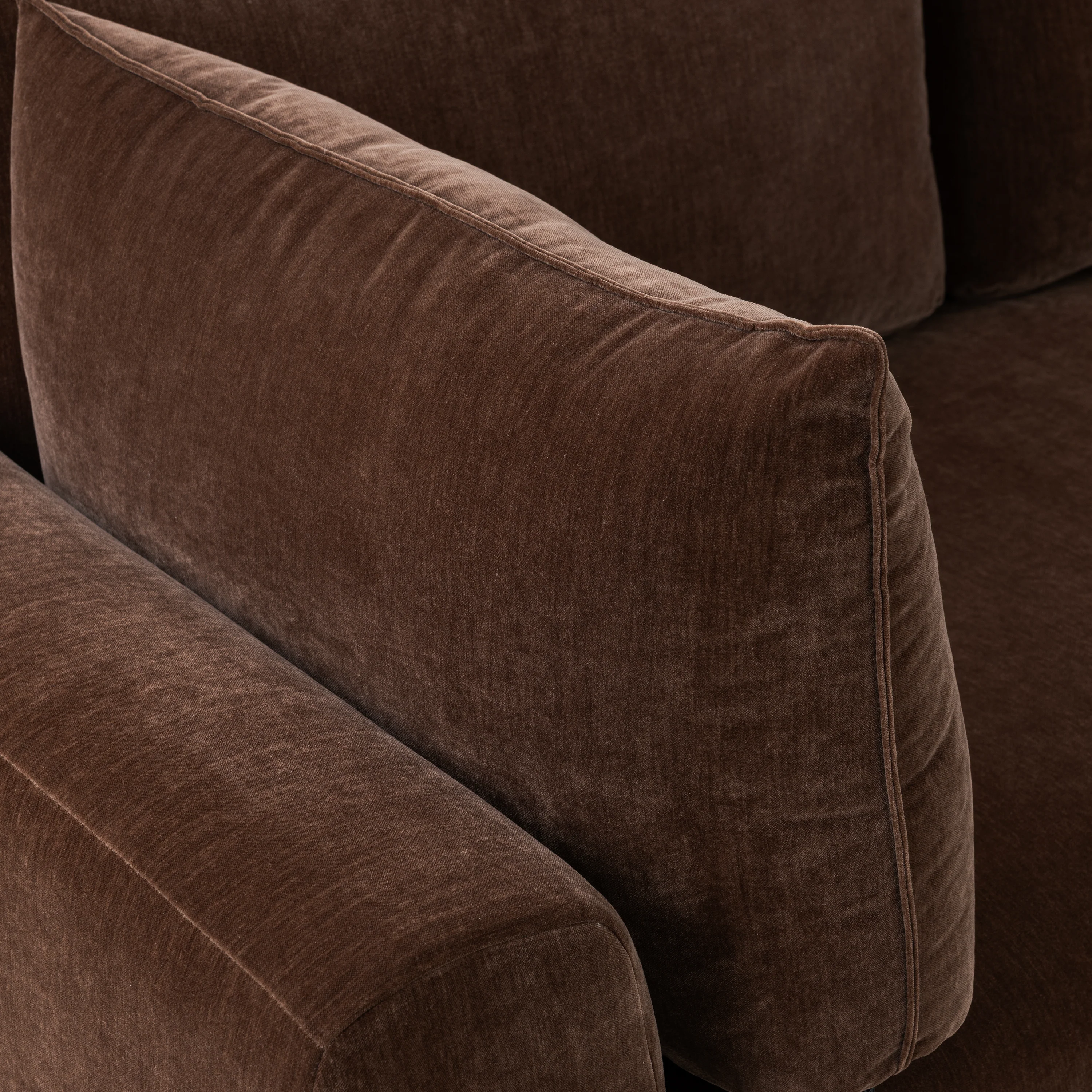 Marcel Right-Facing Corner Sectional | Bronzer Brown - Image 9