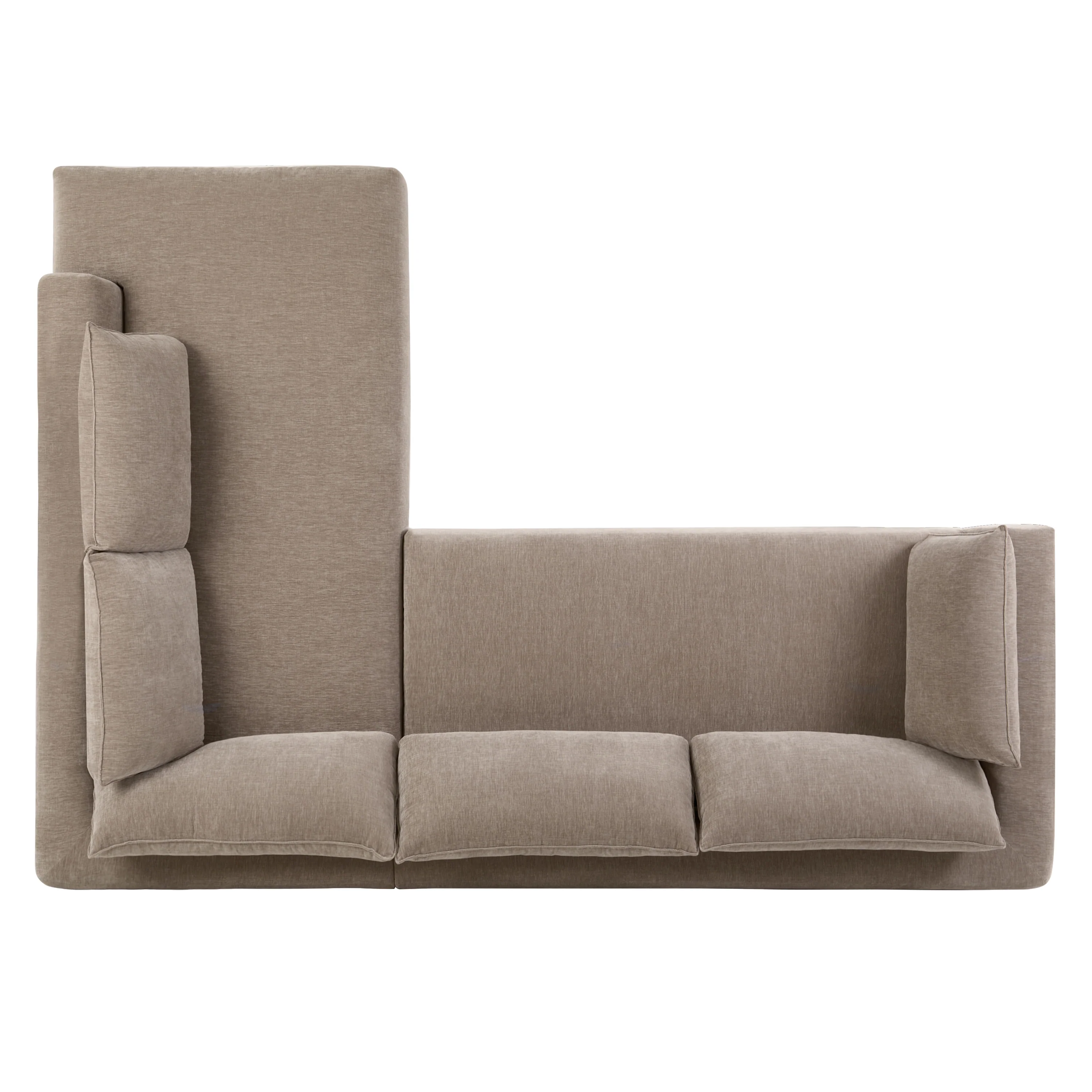 Marcel Right-Facing Corner Sectional | Taupe Brown - Image 10