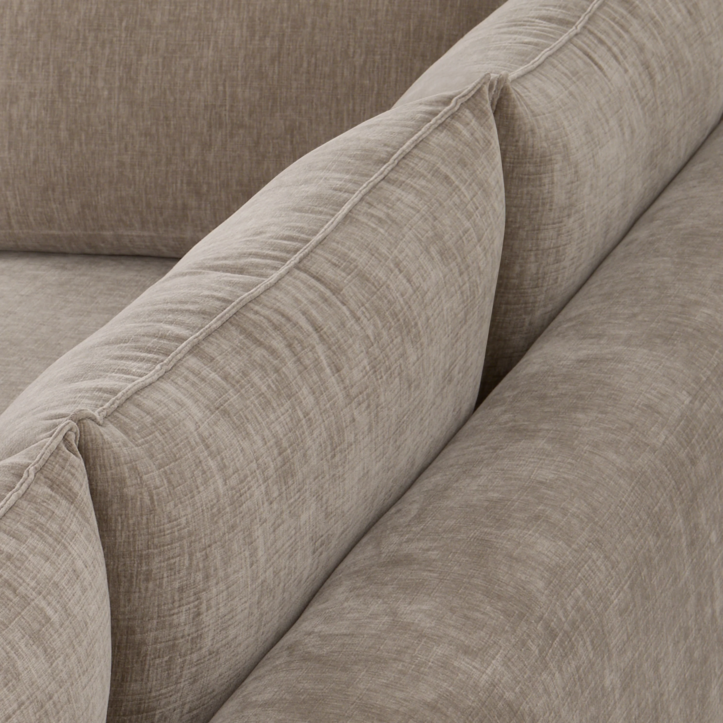 Marcel Right-Facing Corner Sectional | Taupe Brown - Image 16
