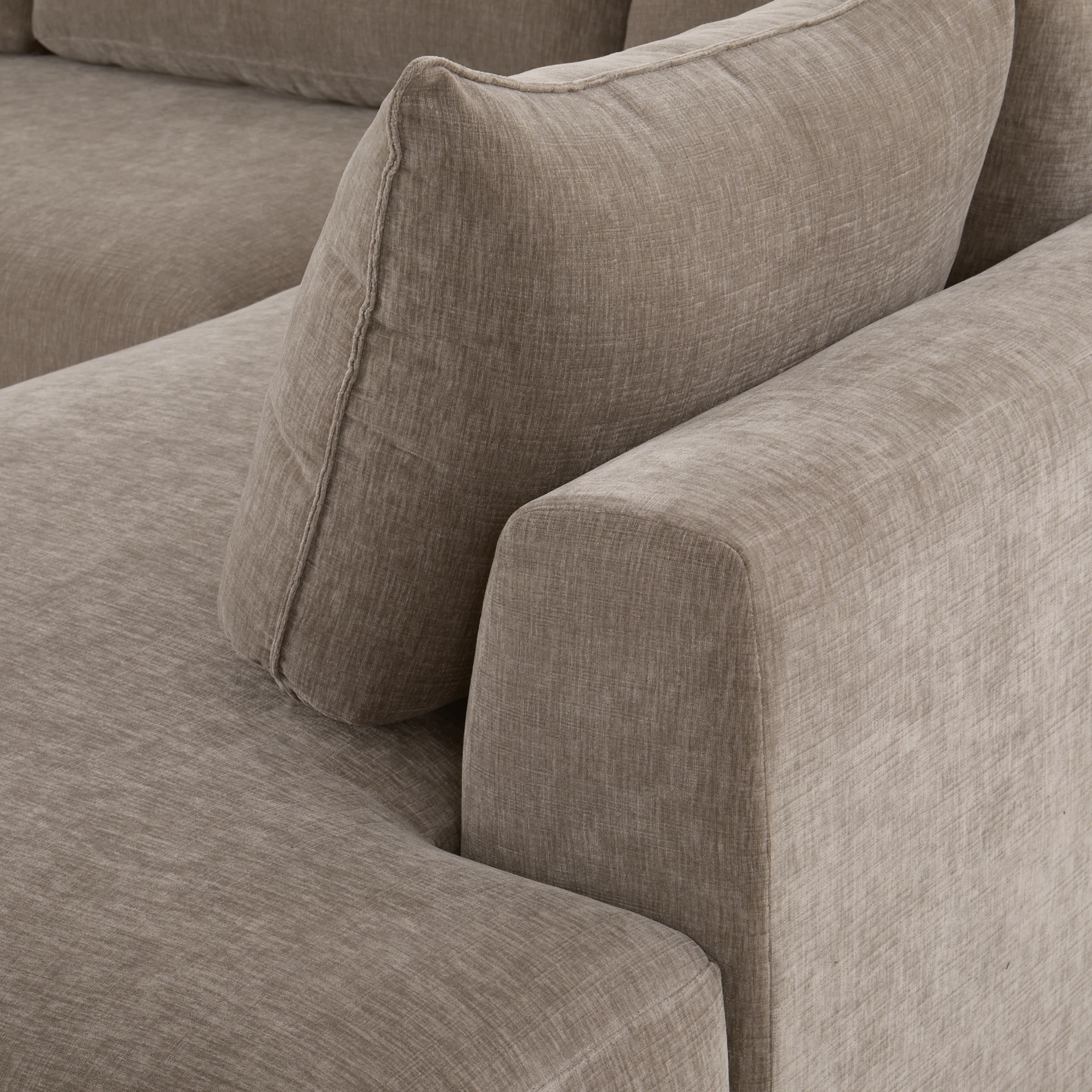 Marcel Right-Facing Corner Sectional | Taupe Brown - Image 17