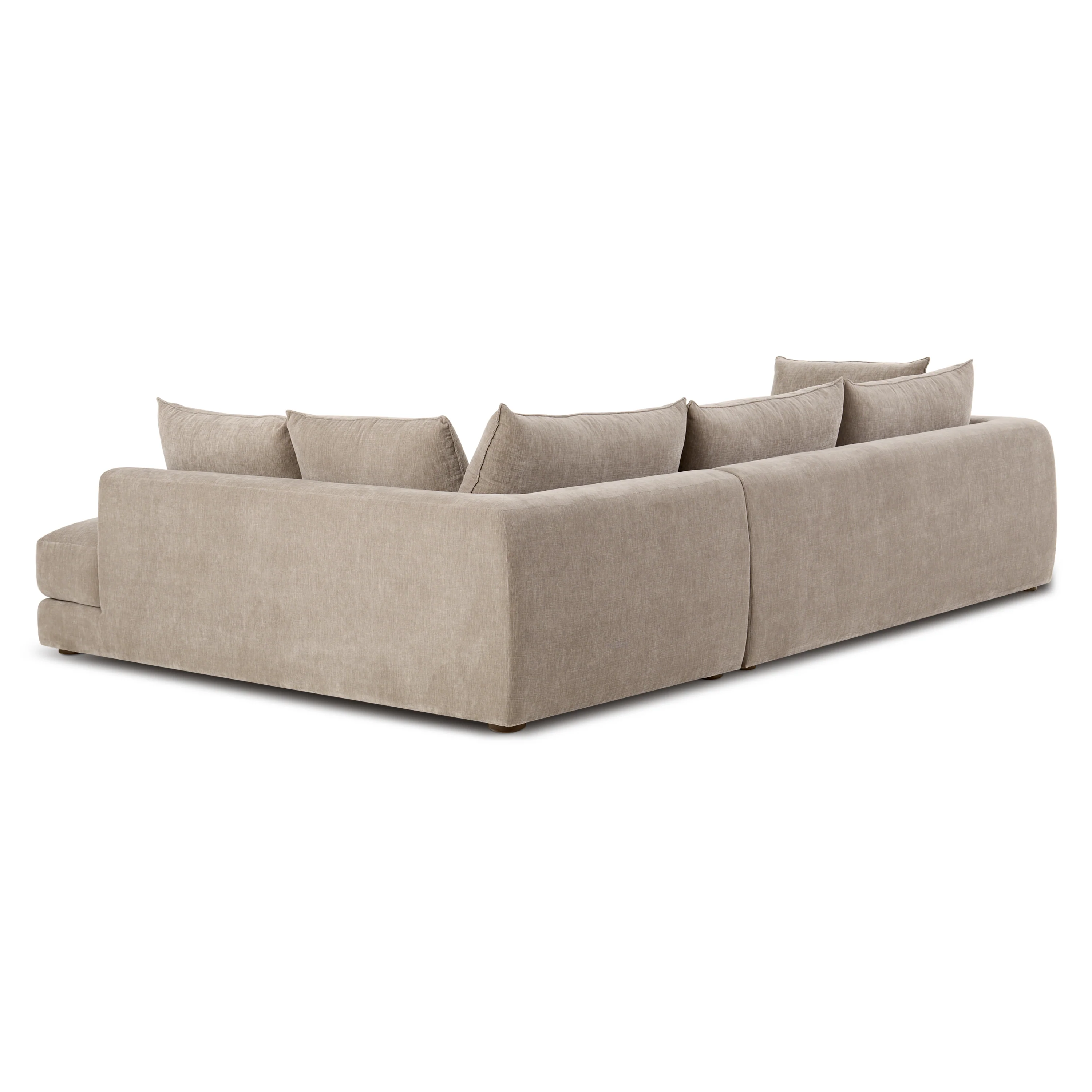 Marcel Right-Facing Corner Sectional | Taupe Brown - Image 8