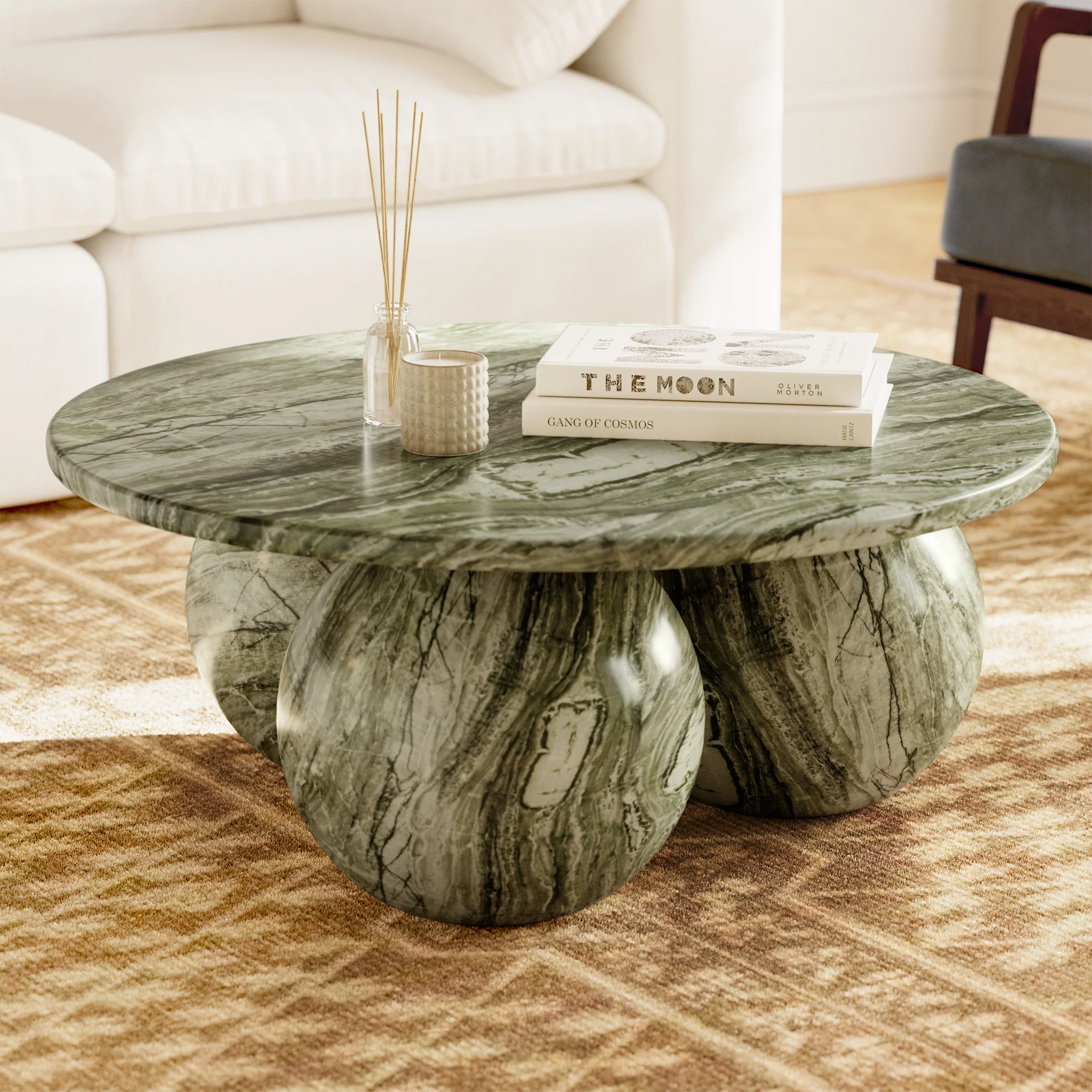 Marmo Coffee Table | Seaweed Green - Image 2