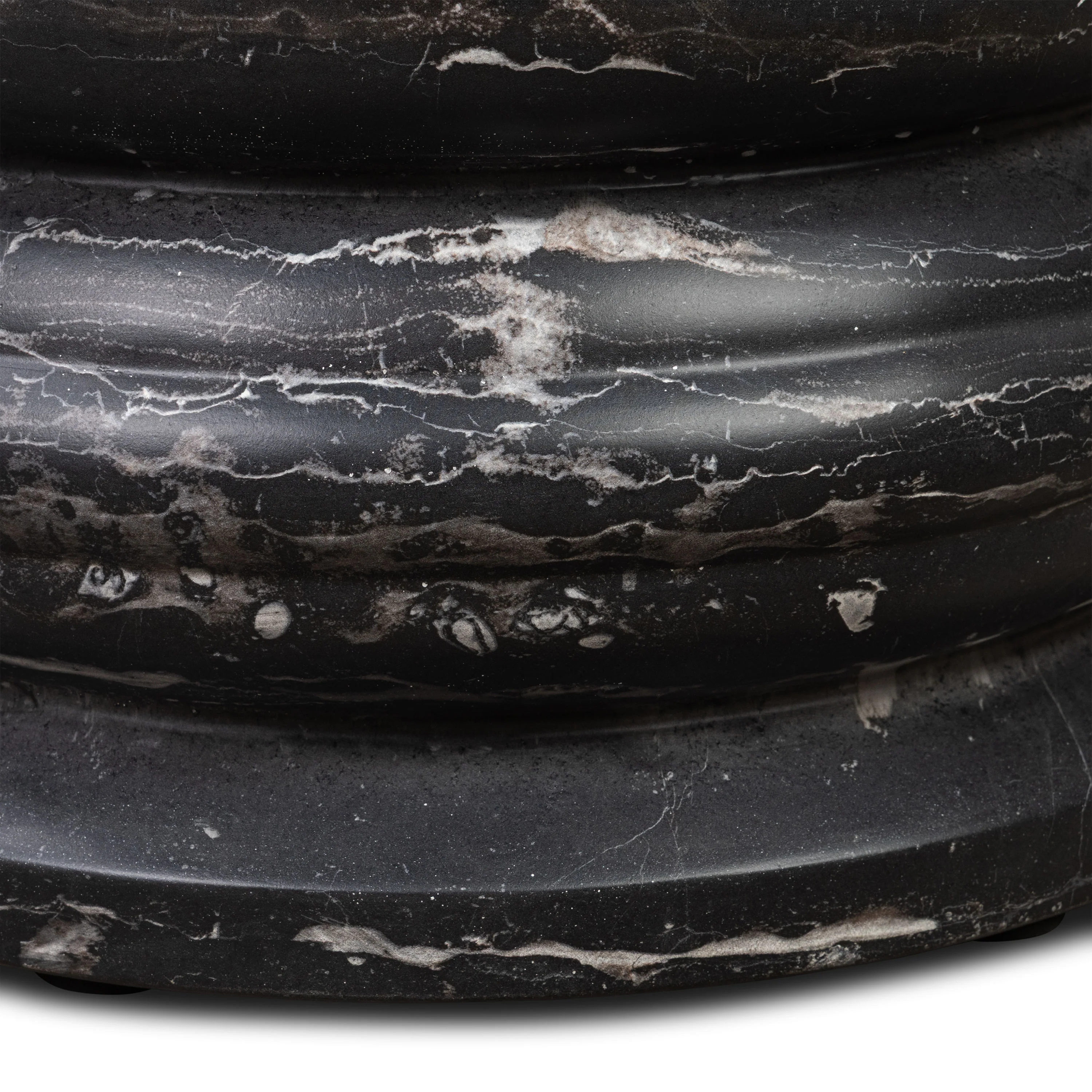 Marq 16" Side Table | Black Marble - Image 10
