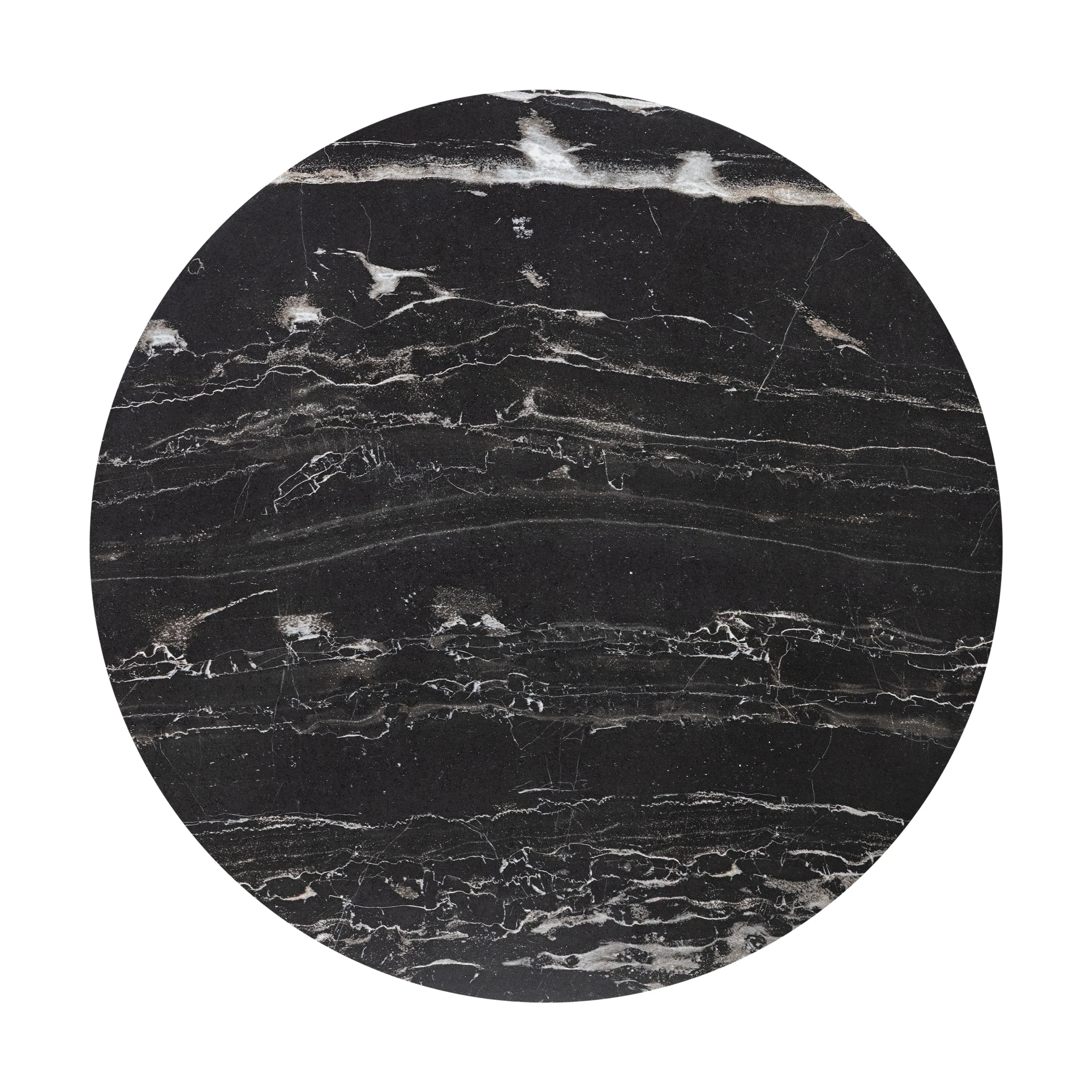 Marq 16" Side Table | Black Marble - Image 7