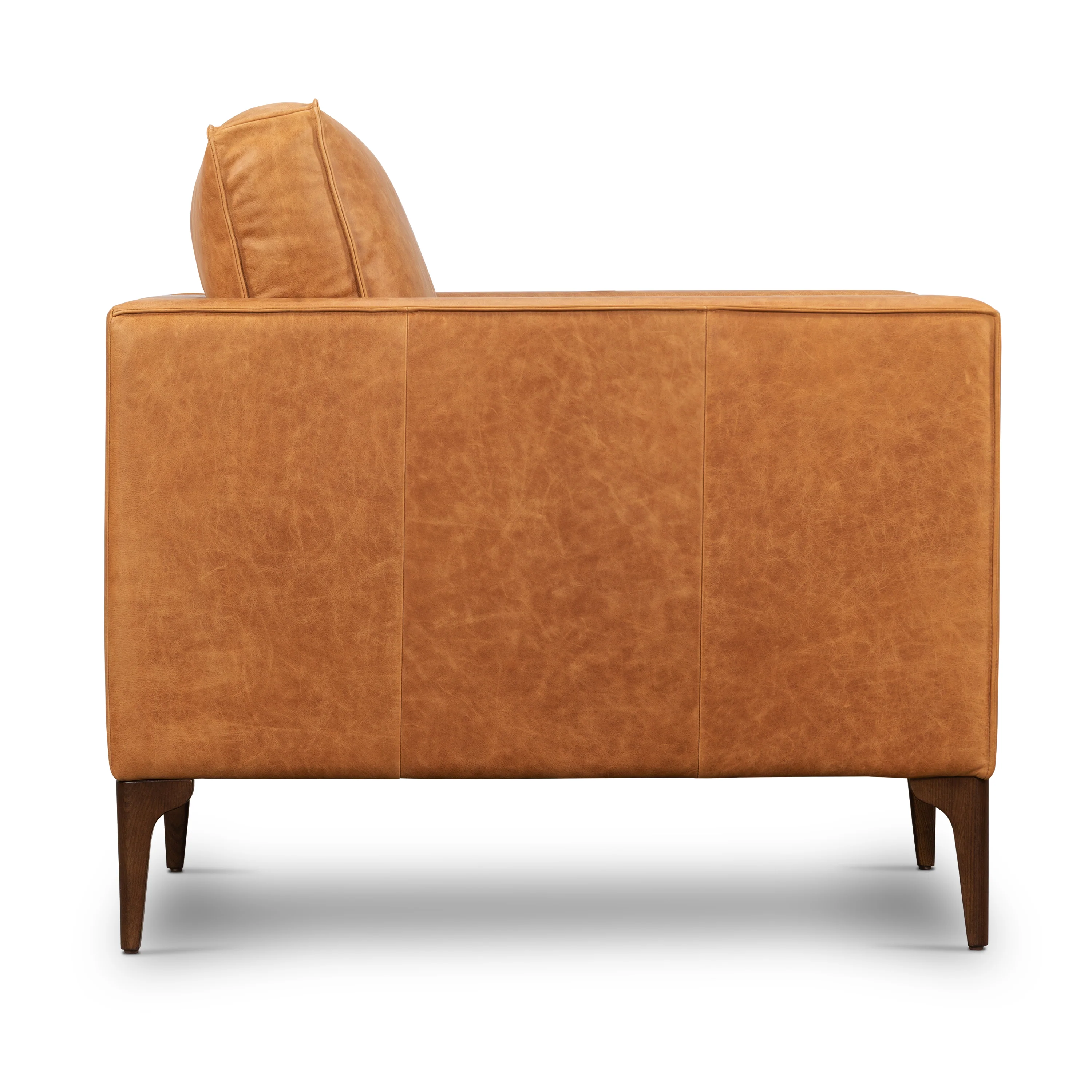 Mateo Leather Lounge Chair | Cognac Tan - Image 5