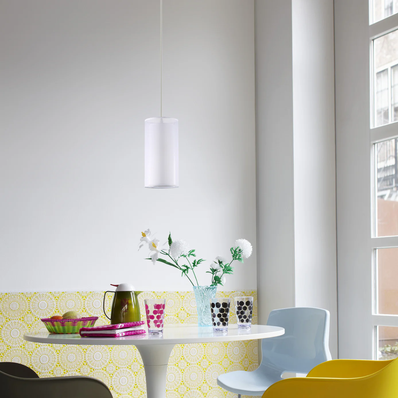 Medio White Inner Pendant | White - Image 5