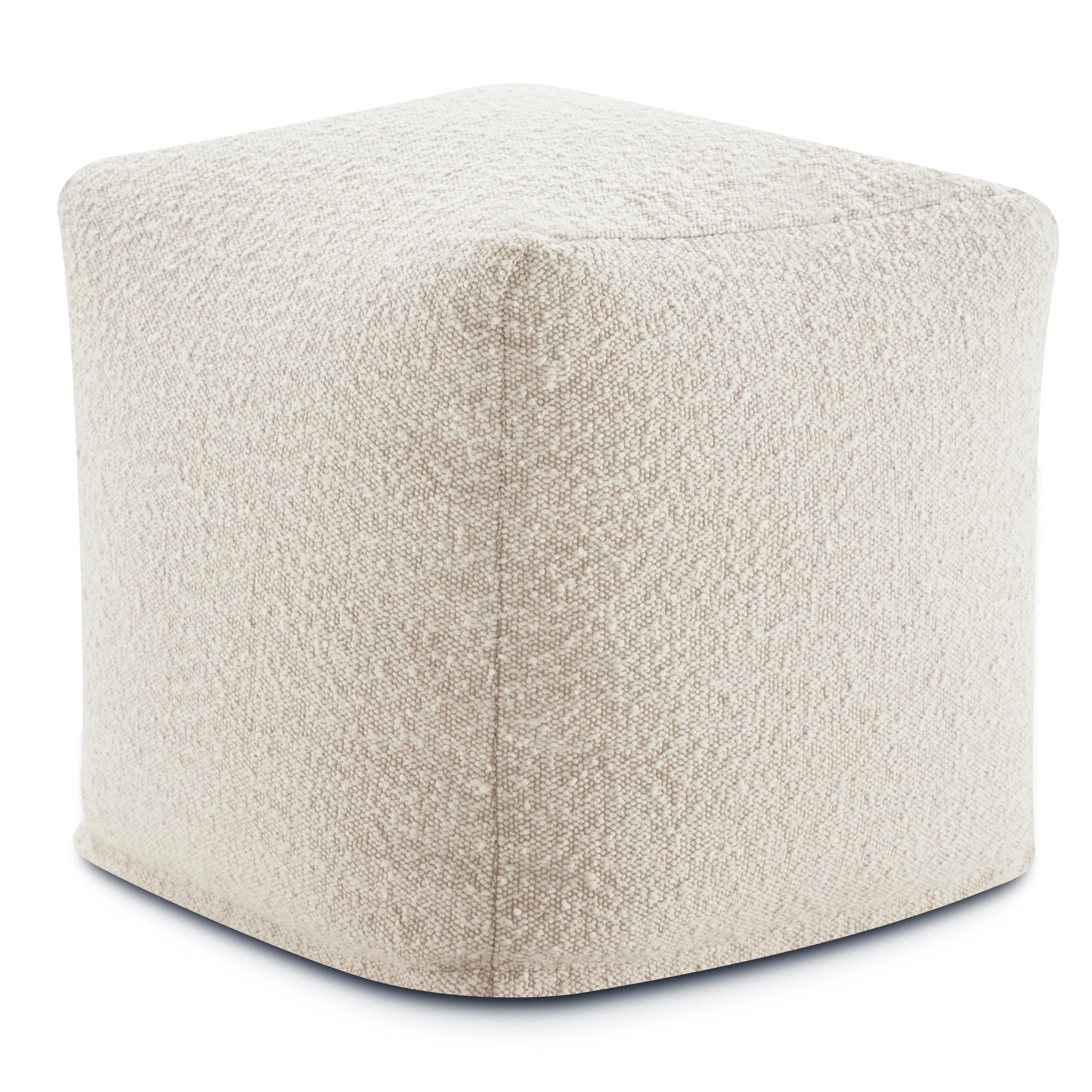 Metz Pouf | Froth White Boucle - Image 4