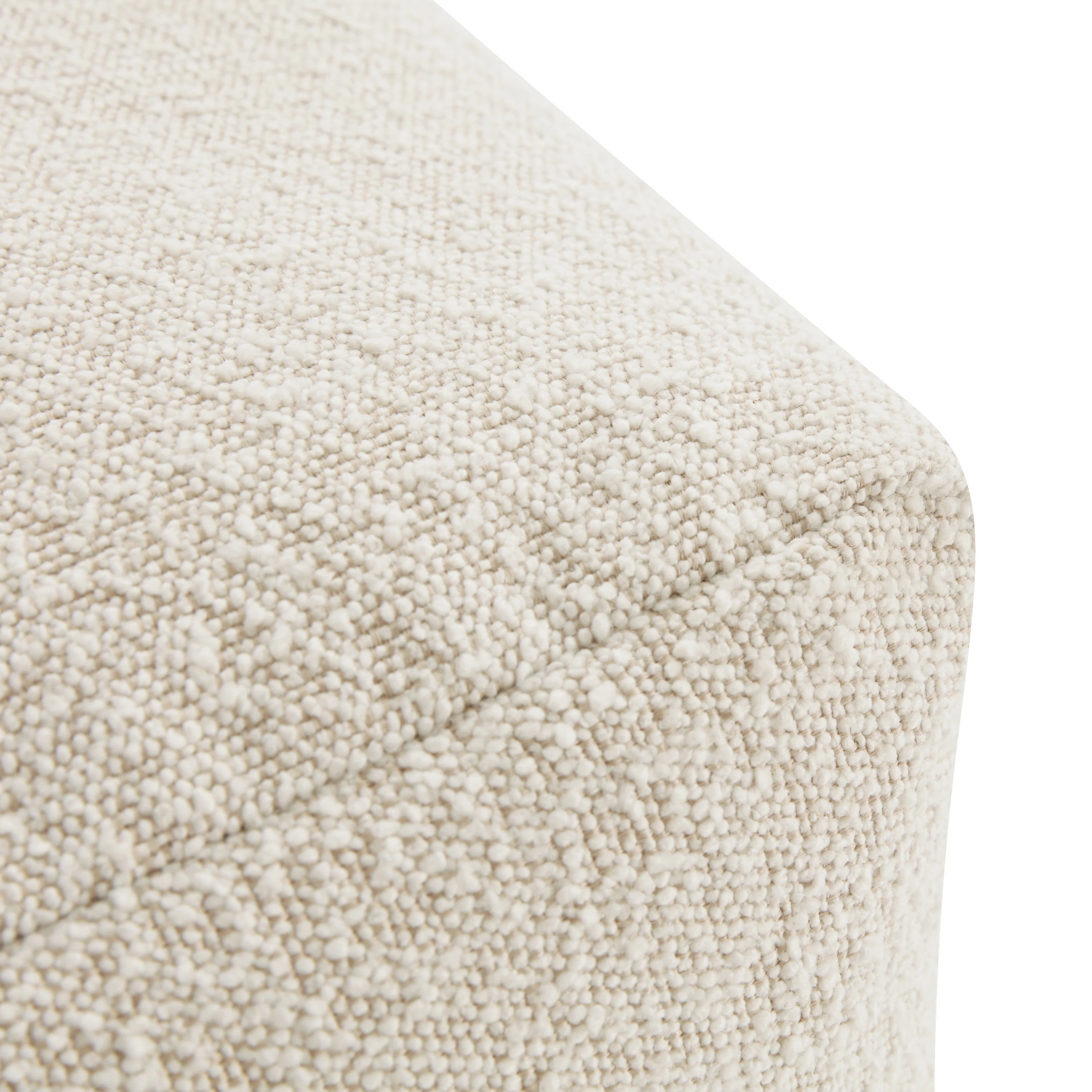 Metz Pouf | Froth White Boucle - Image 6