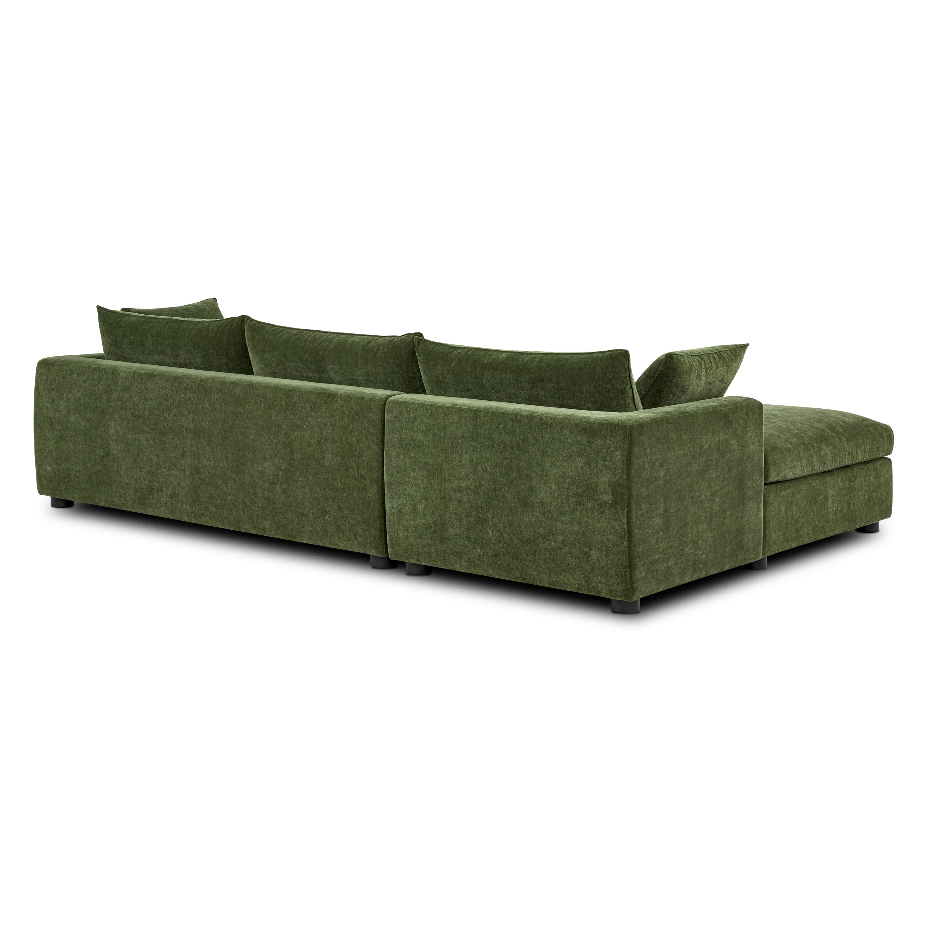 Milo Left-Facing Sleeper Sectional | Sagano Green - Image 11
