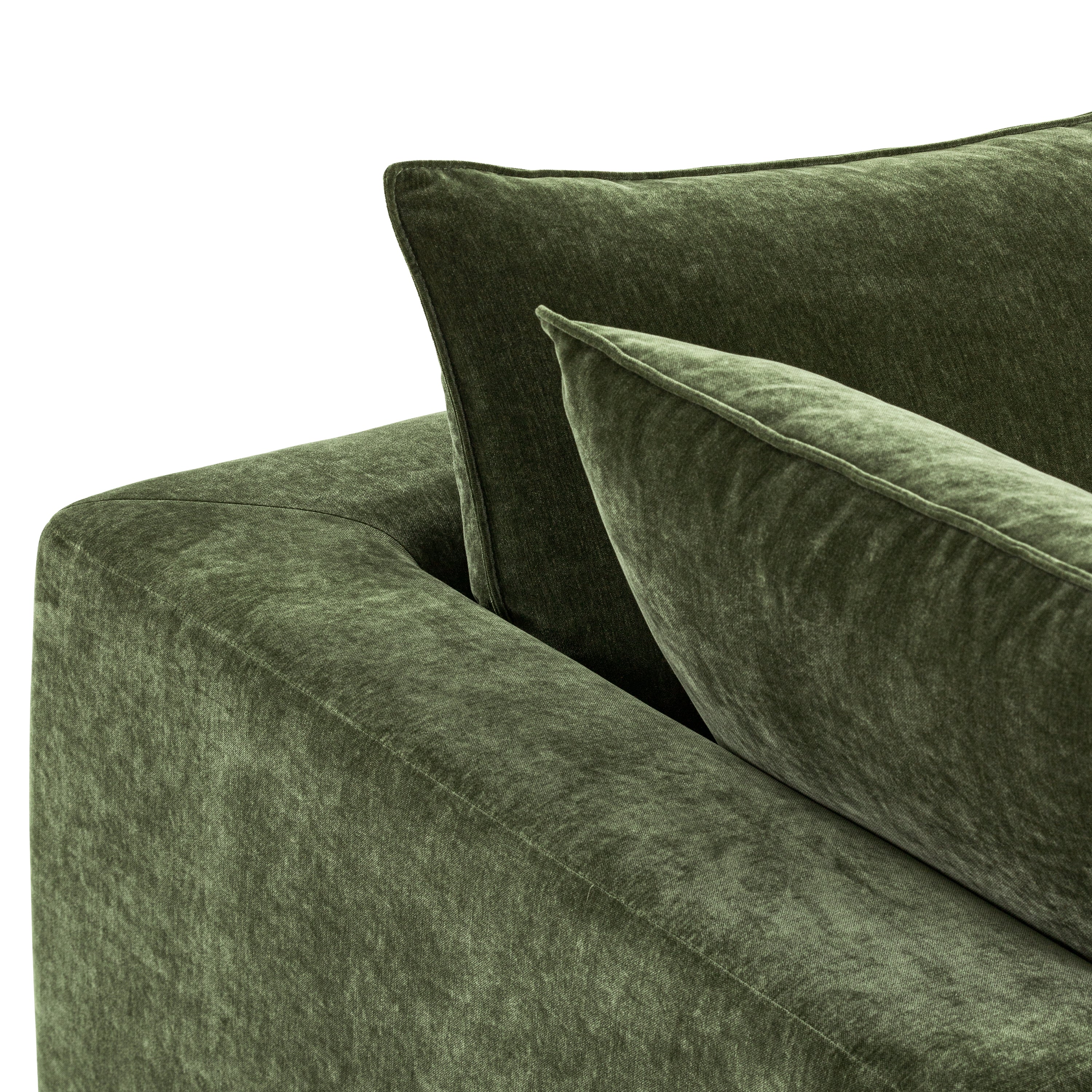 Milo Left-Facing Sleeper Sectional | Sagano Green - Image 13