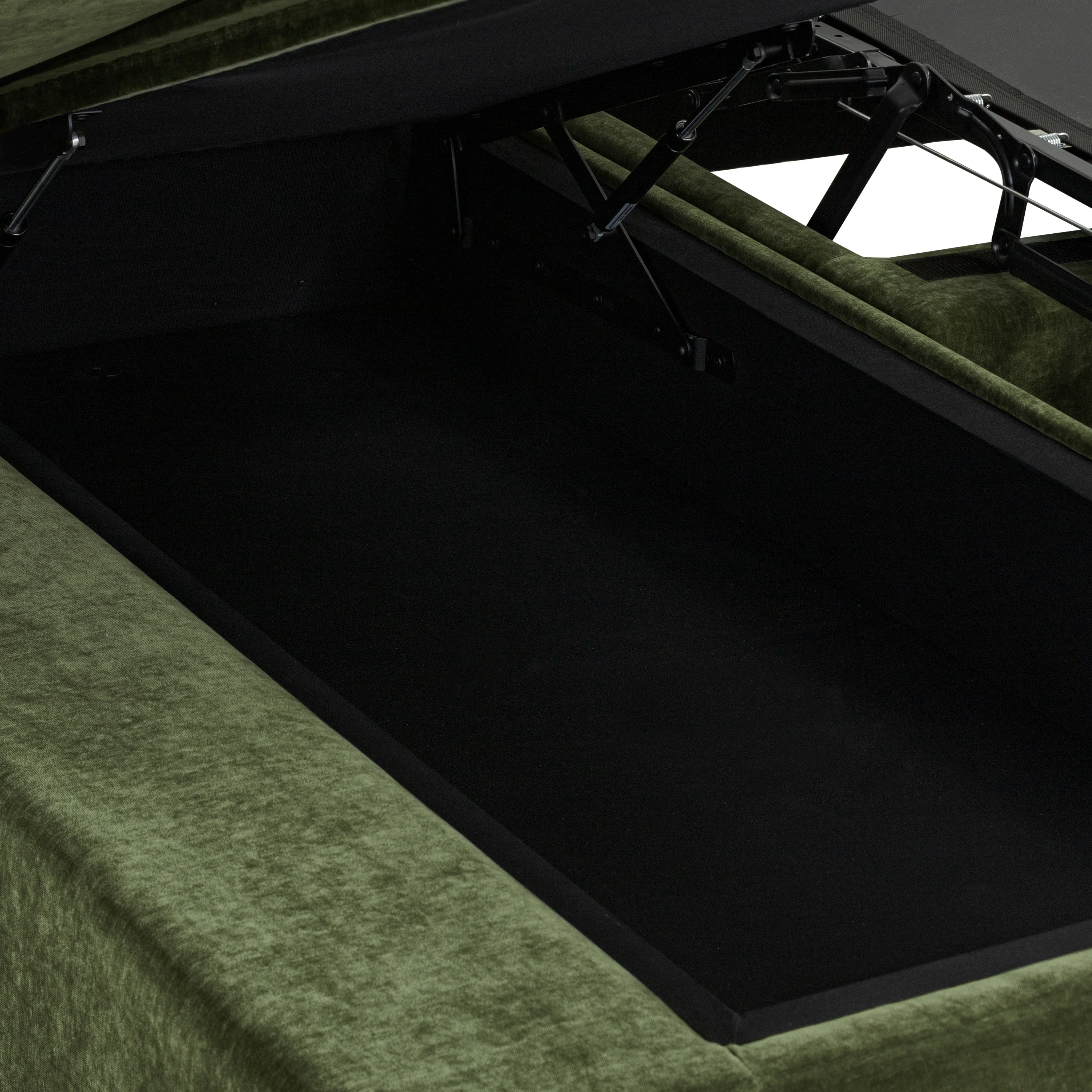 Milo Left-Facing Sleeper Sectional | Sagano Green - Image 15