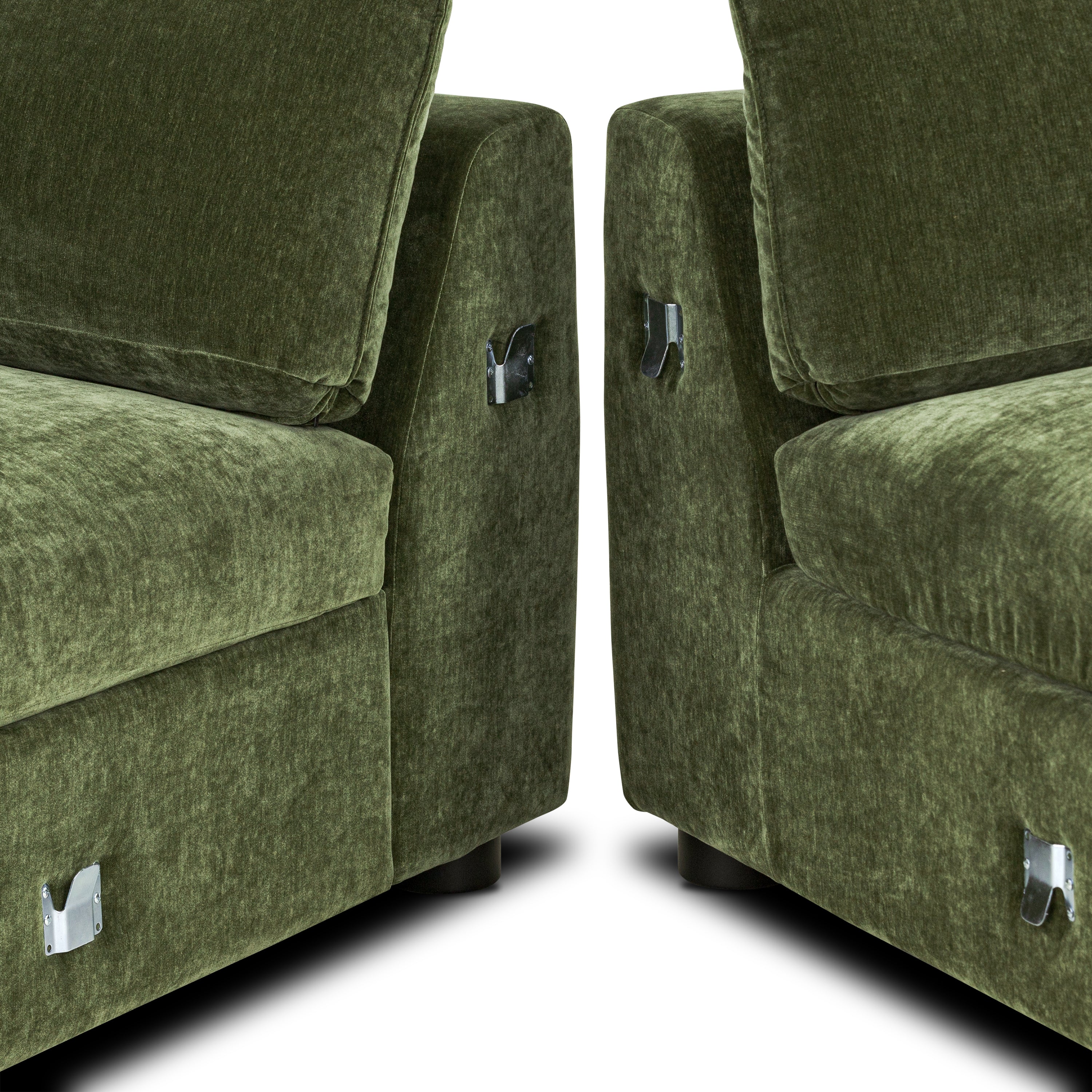 Milo Left-Facing Sleeper Sectional | Sagano Green - Image 17