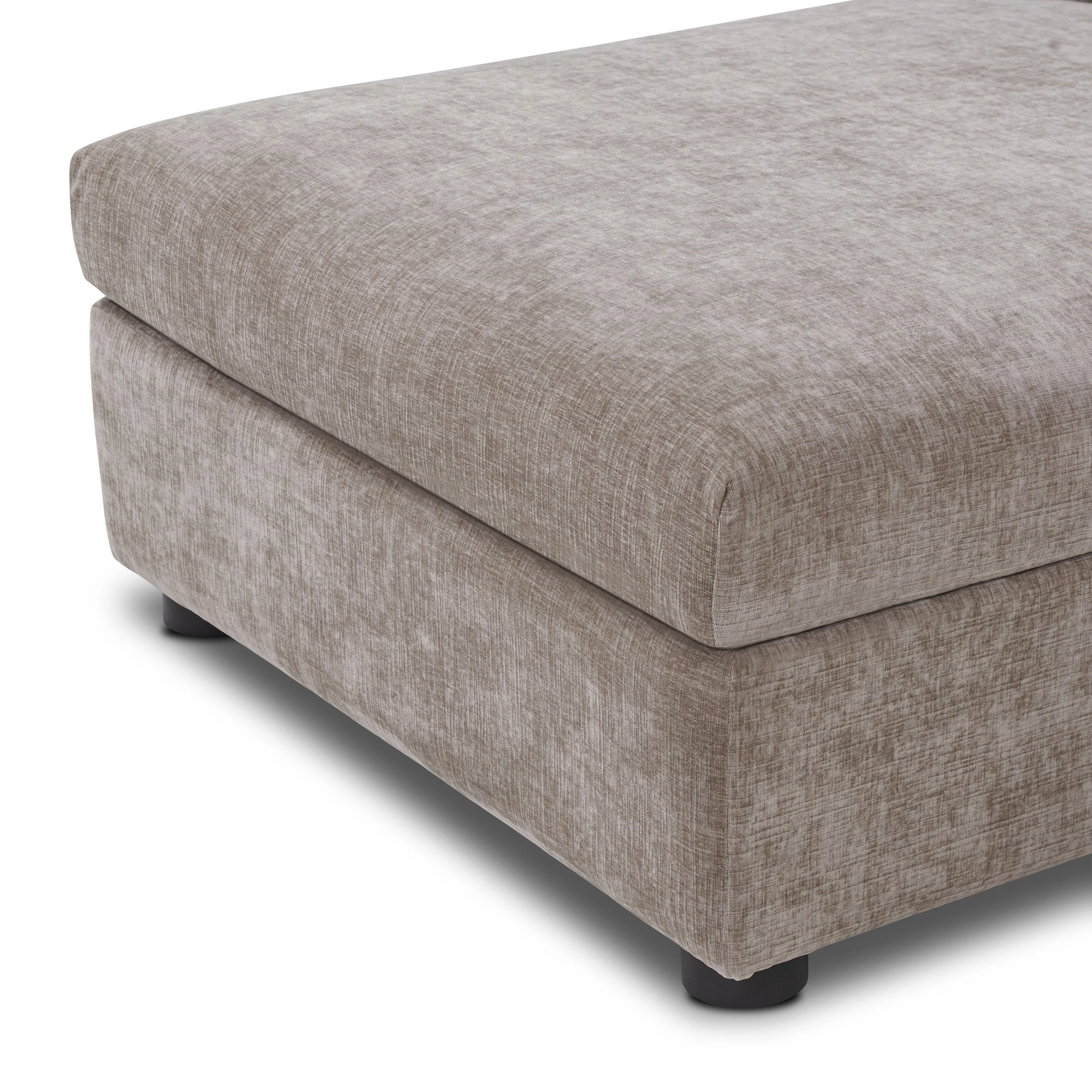 Milo Left-Facing Sleeper Sectional | Taupe Brown - Image 14