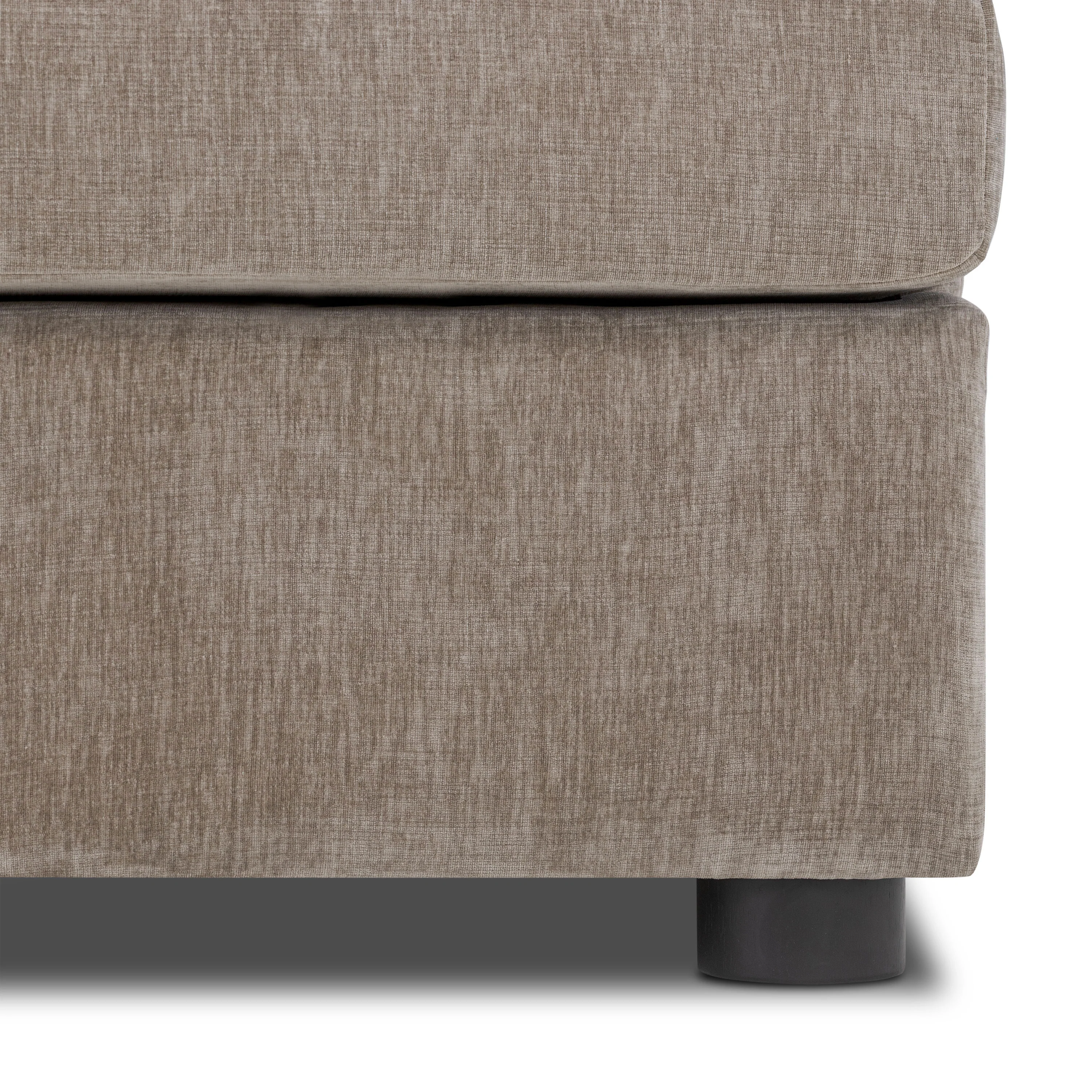 Milo Left-Facing Sleeper Sectional | Taupe Brown - Image 17