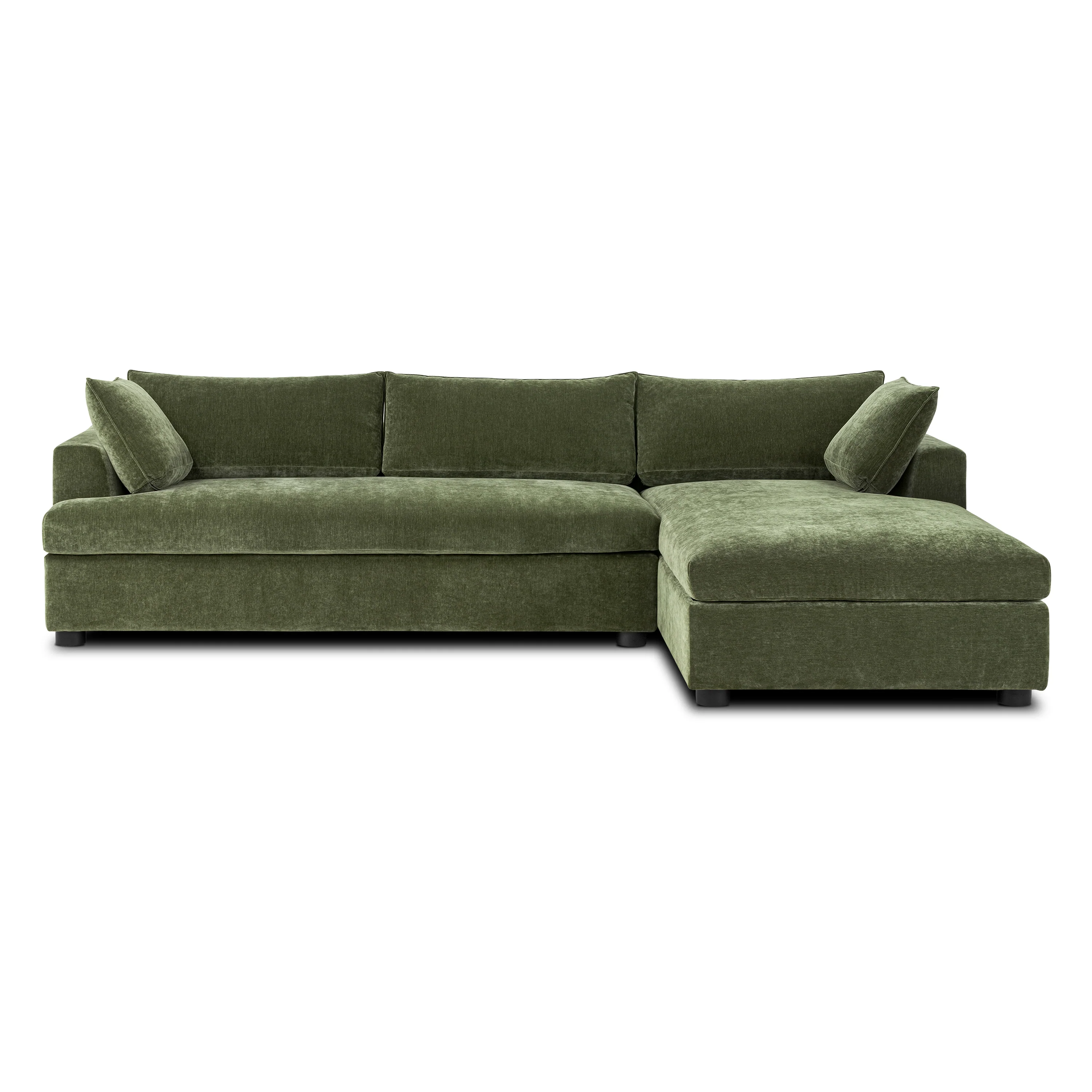 Milo Right-Facing Sleeper Sectional | Sagano Green - Image 6