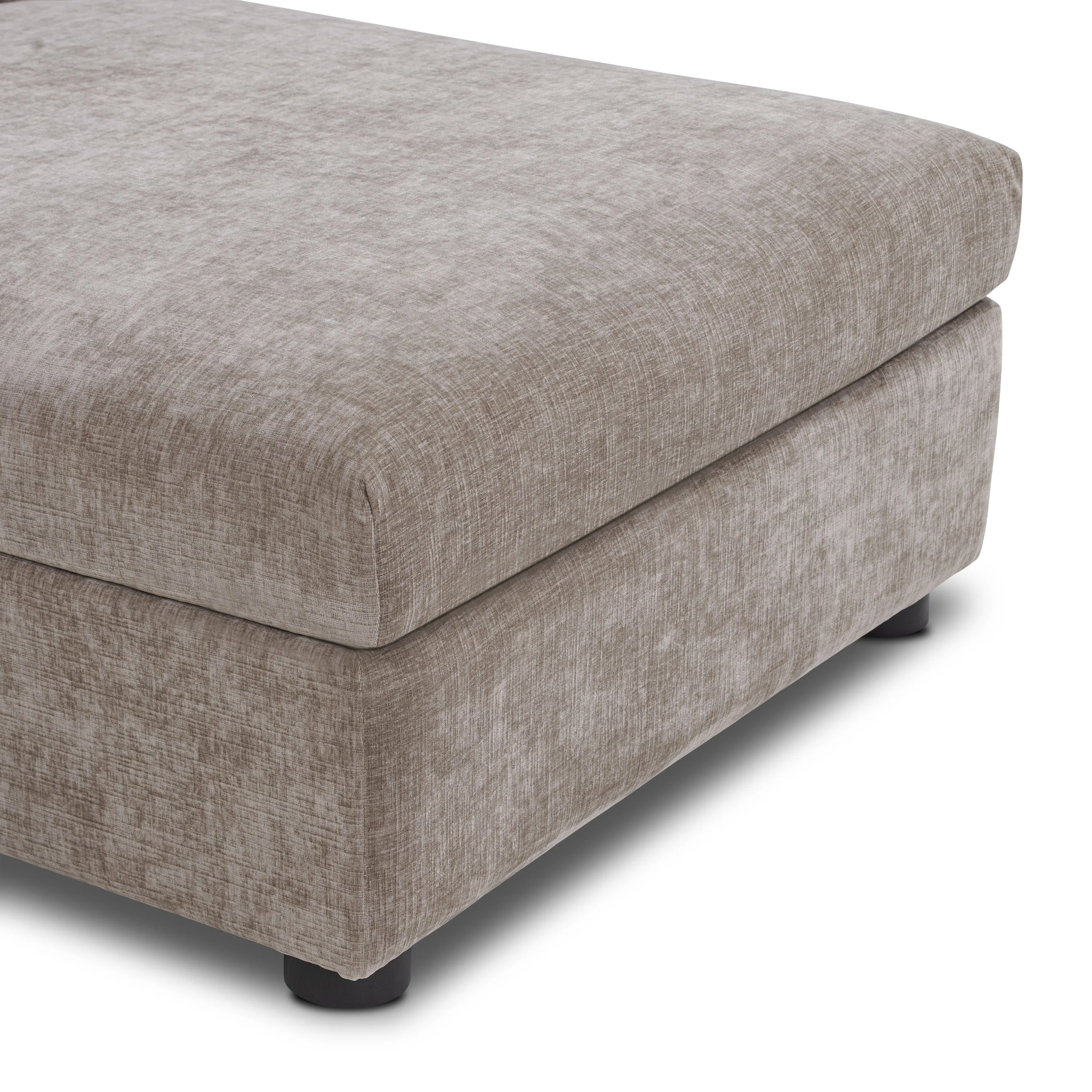 Milo Right-Facing Sleeper Sectional | Taupe Brown - Image 15