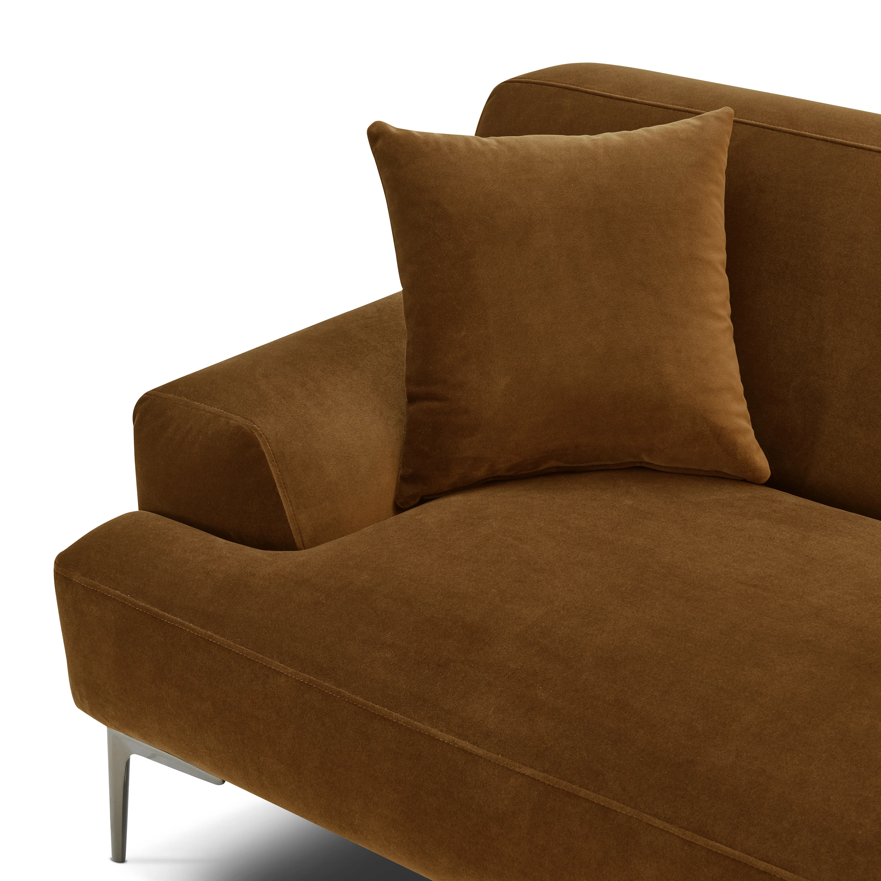 Mineta 92" Sofa | Ginger Brown - Image 9
